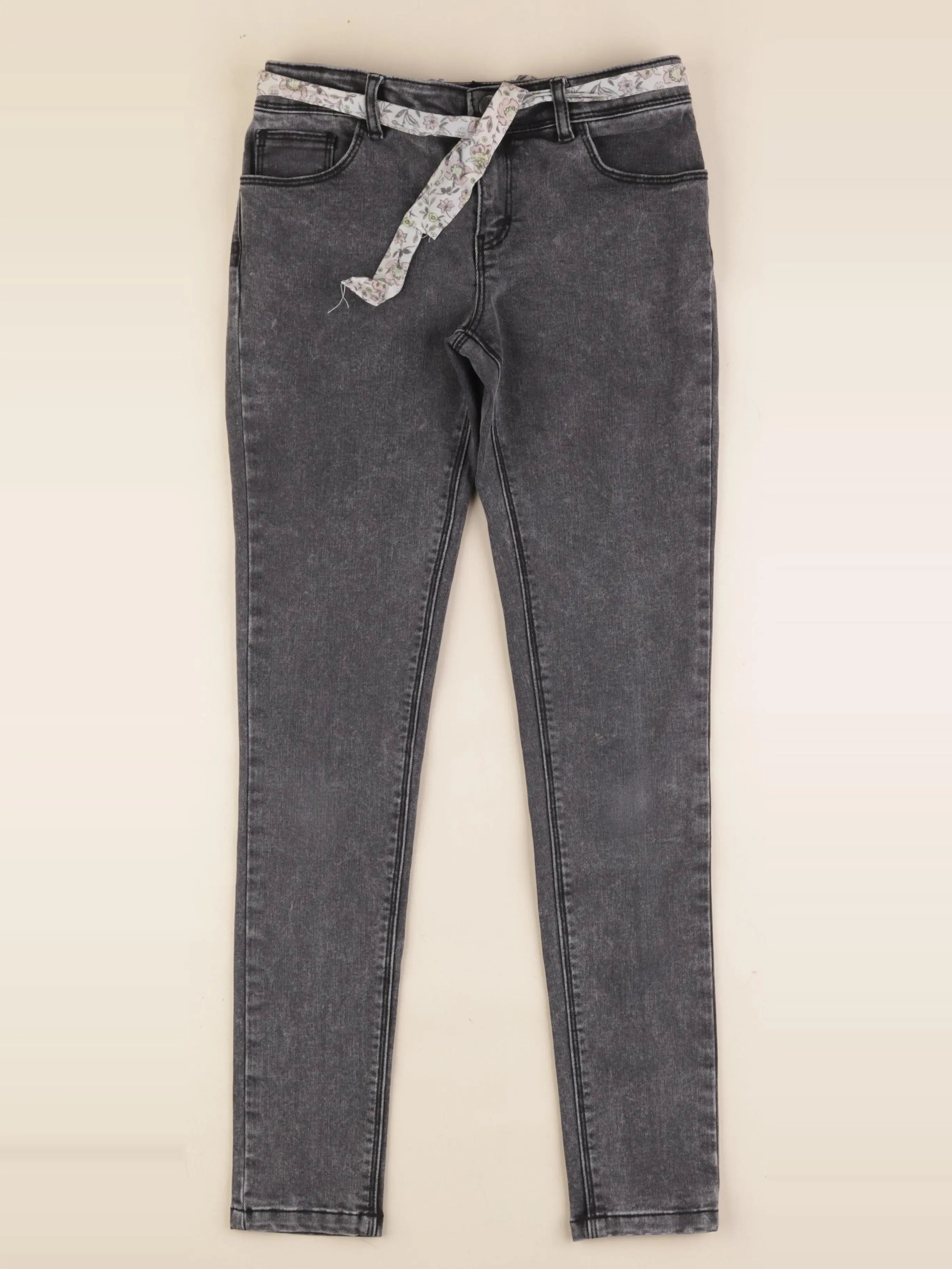 IKKS - jean gris - 12 ans