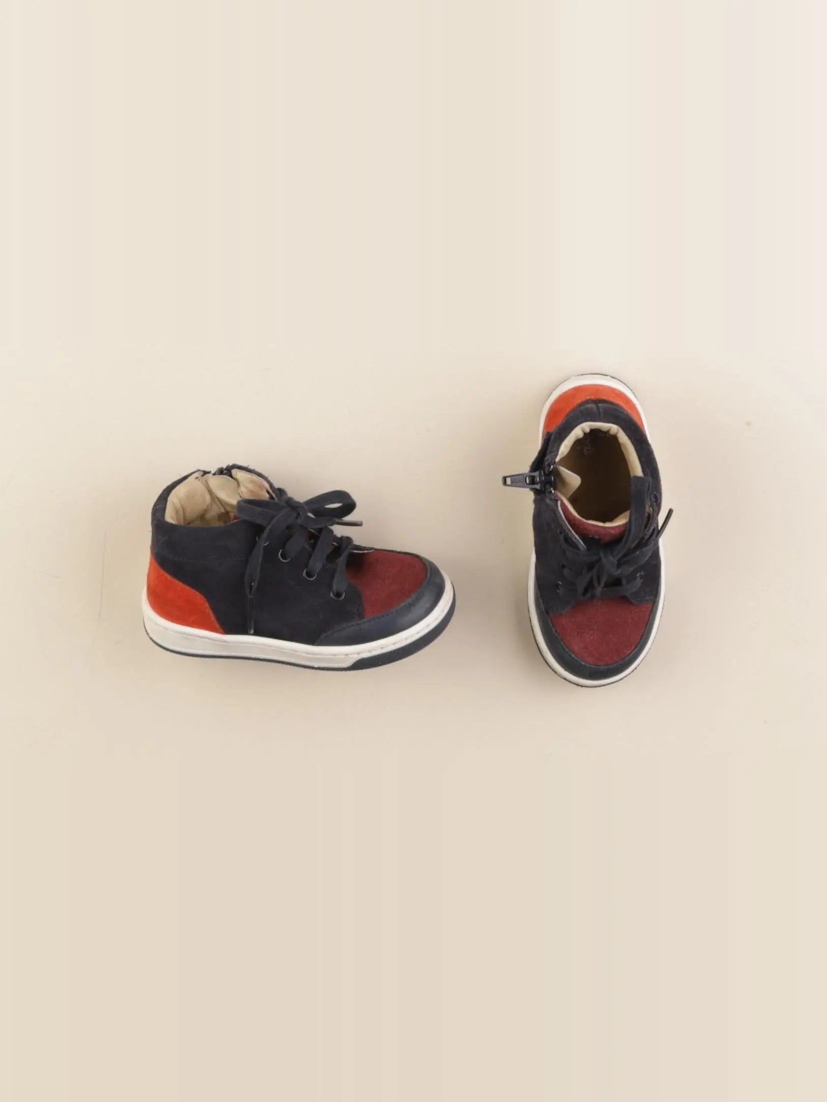 Jacadi - baskets bleu, rouge - pointure 22
