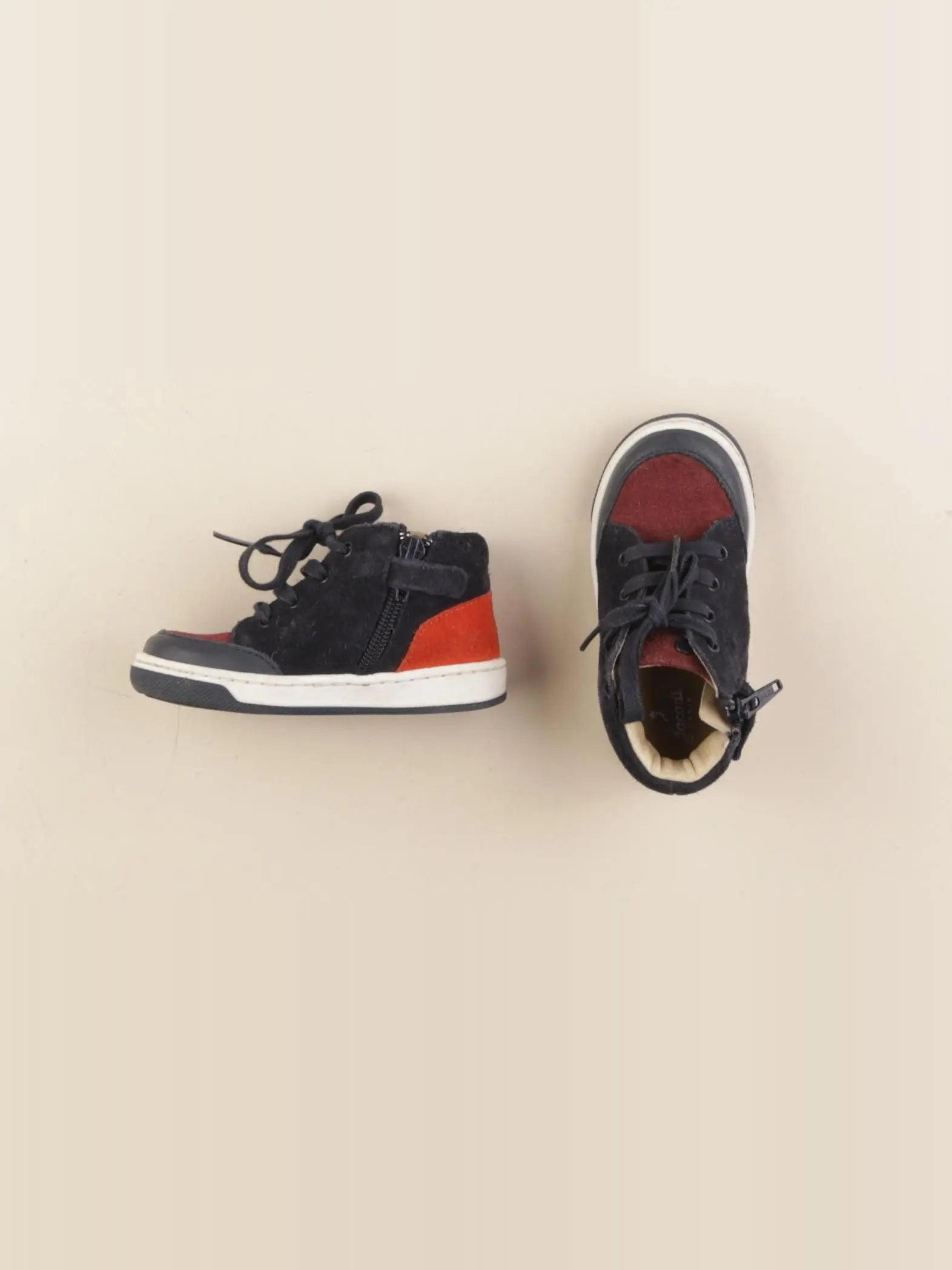 Jacadi - baskets bleu, rouge - pointure 22