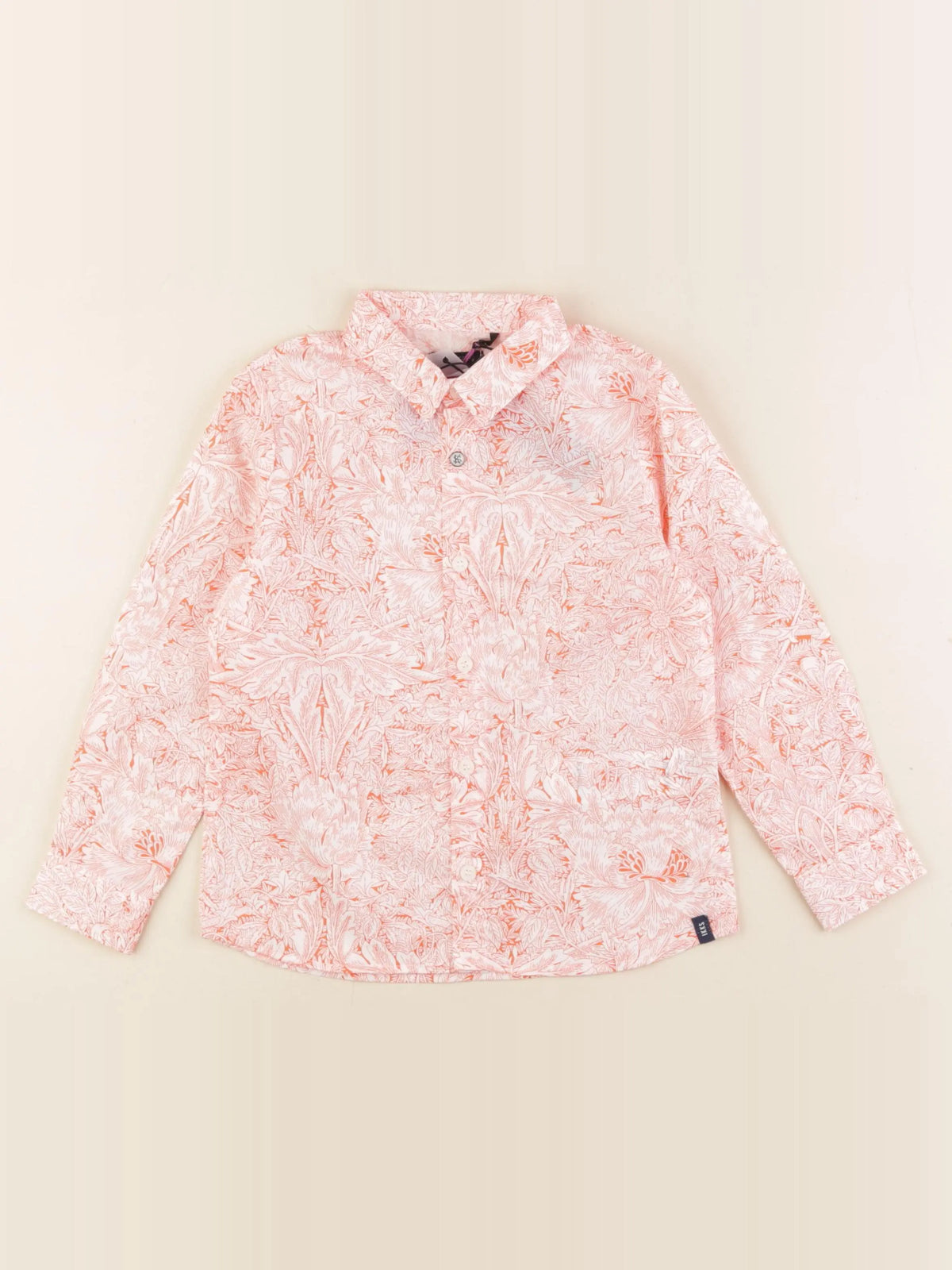 IKKS - chemise orange - 4 ans