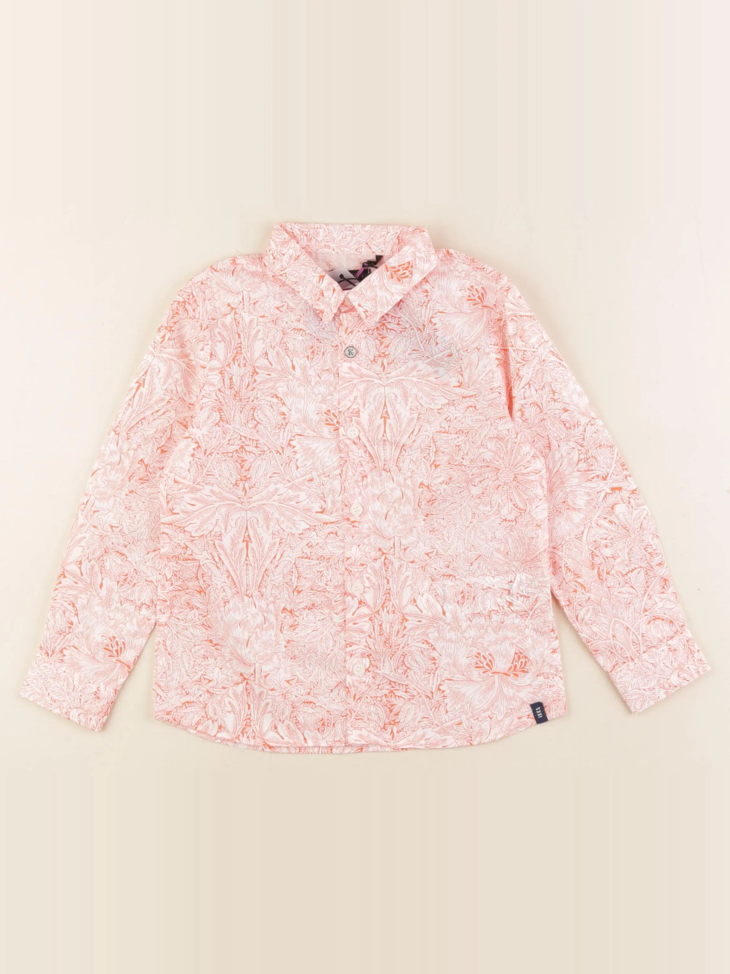 IKKS - chemise orange - 4 ans