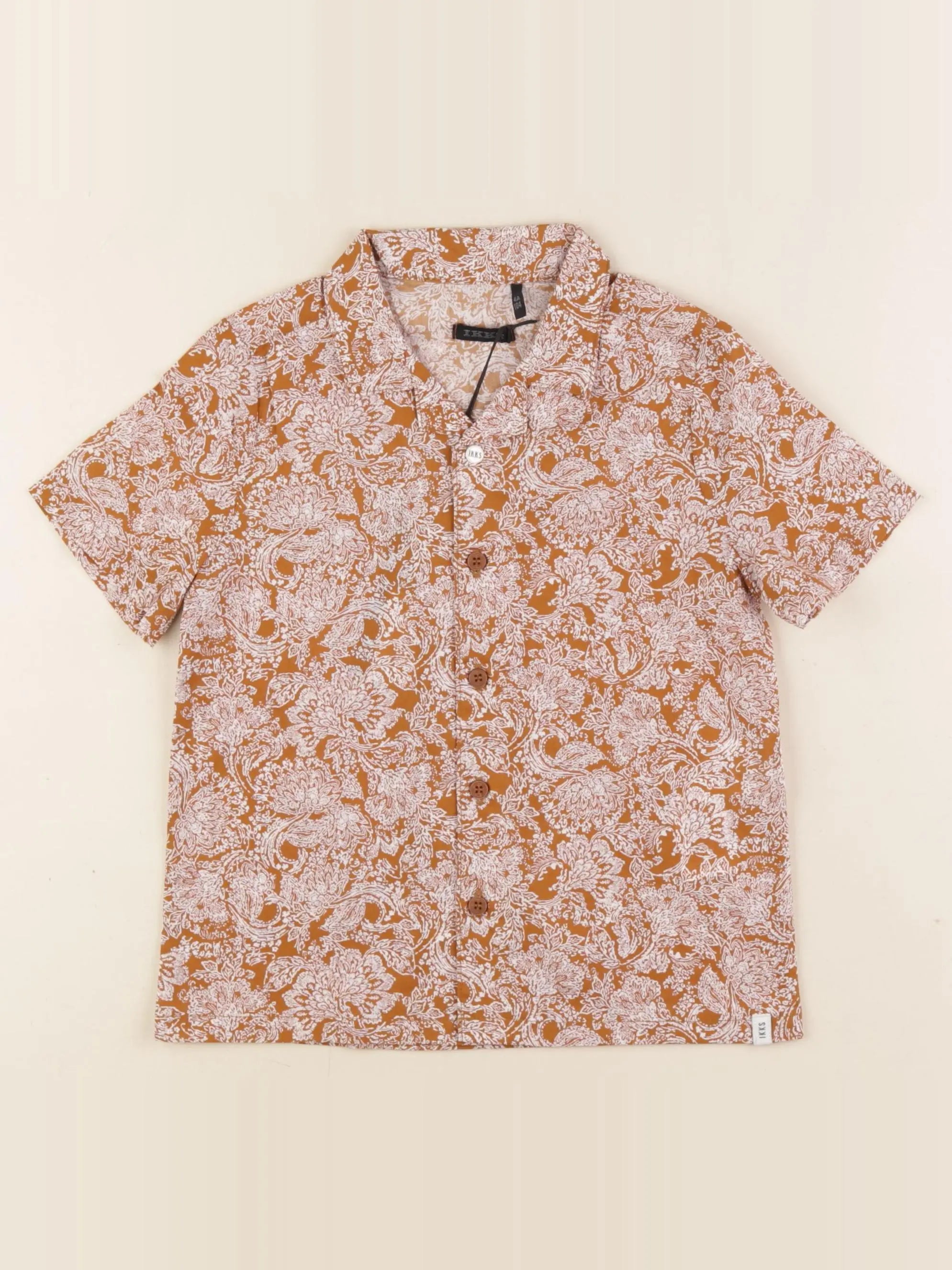 IKKS - chemise marron - 4 ans