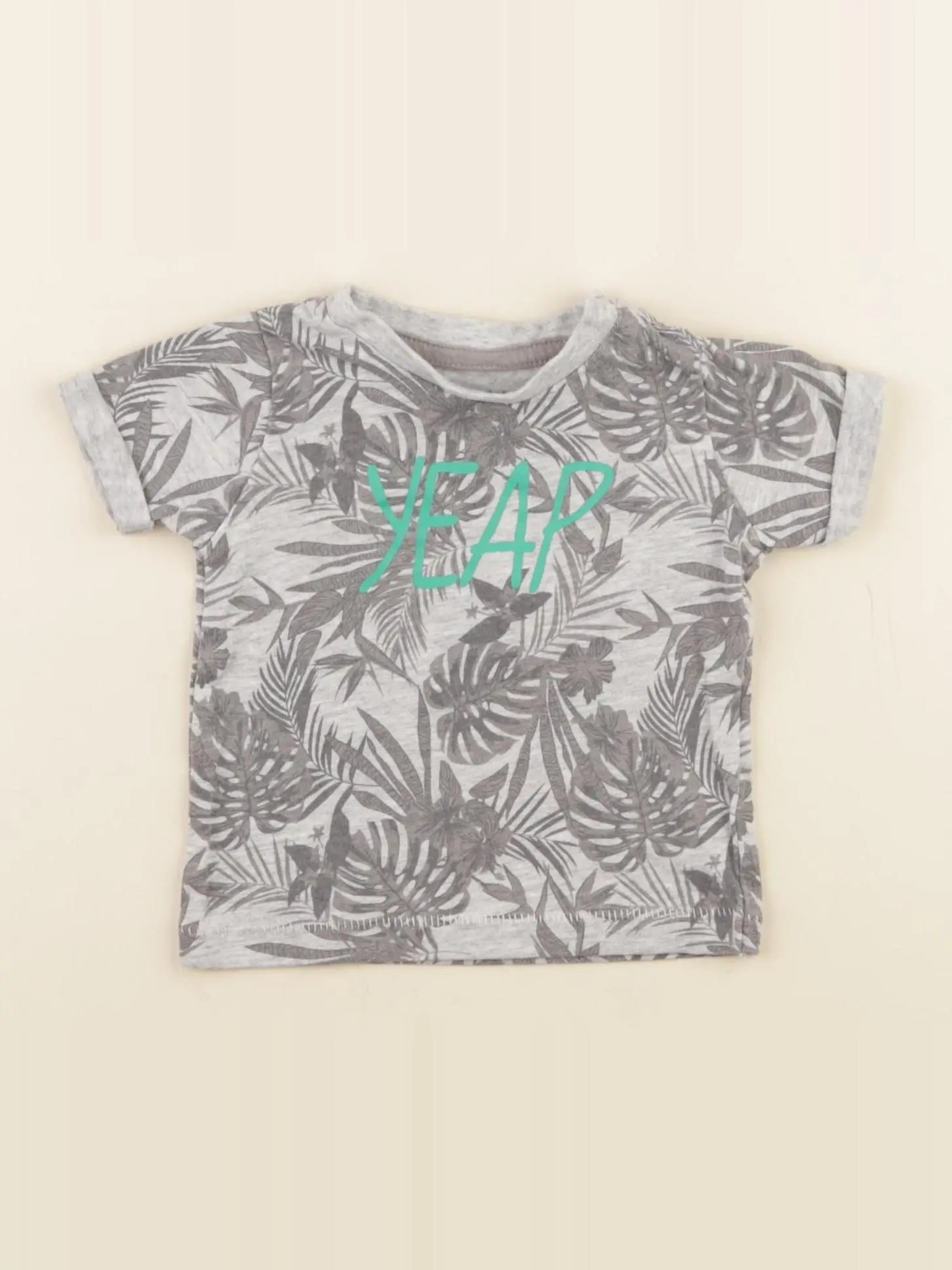 Vertbaudet - tee-shirt gris - 3 mois