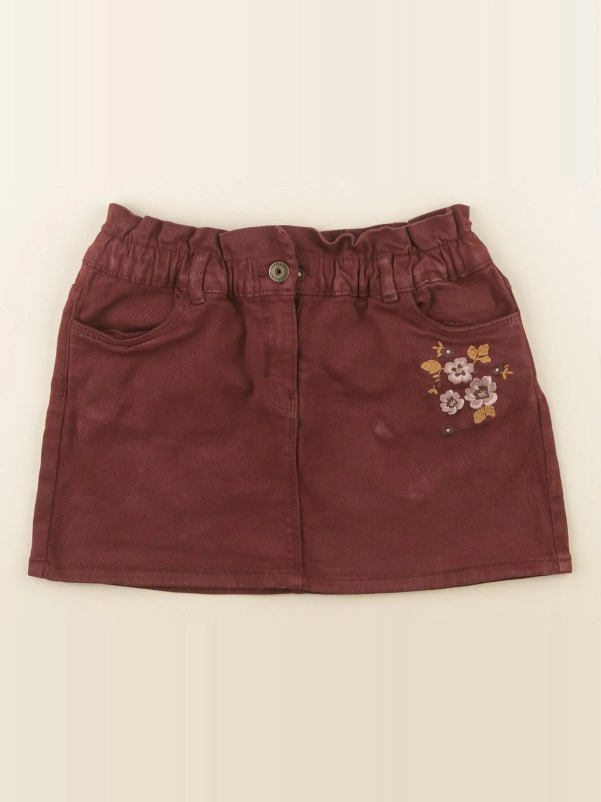 Vertbaudet - jupe rouge - 9 ans