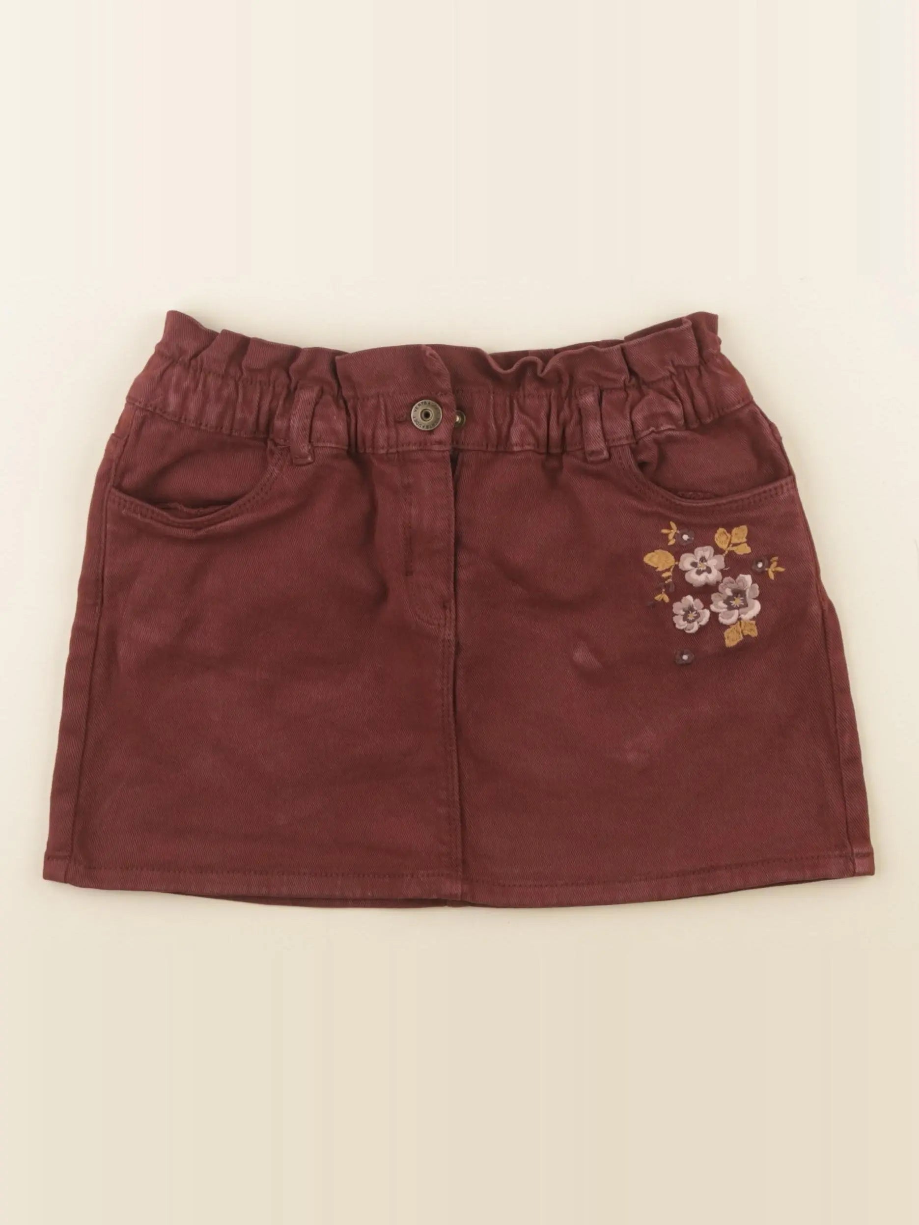 Vertbaudet - jupe rouge - 9 ans