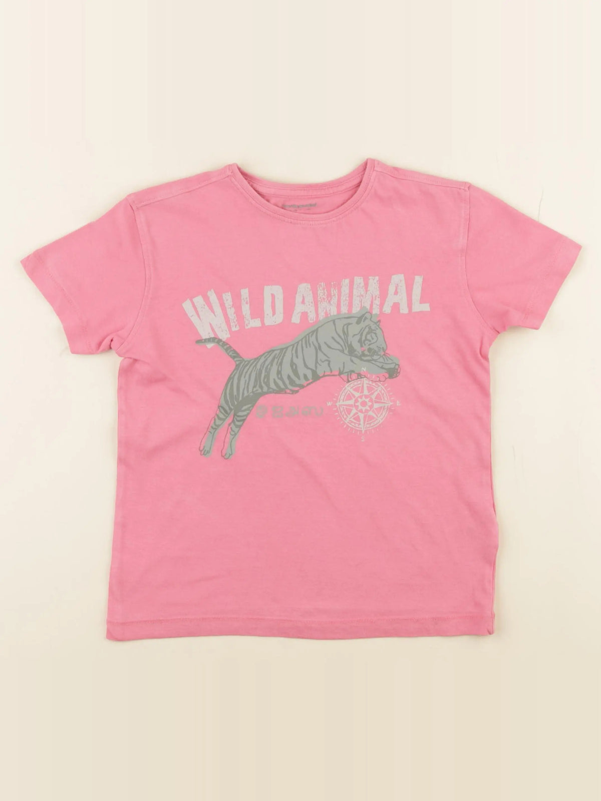 Vertbaudet - tee-shirt rose - 5 ans