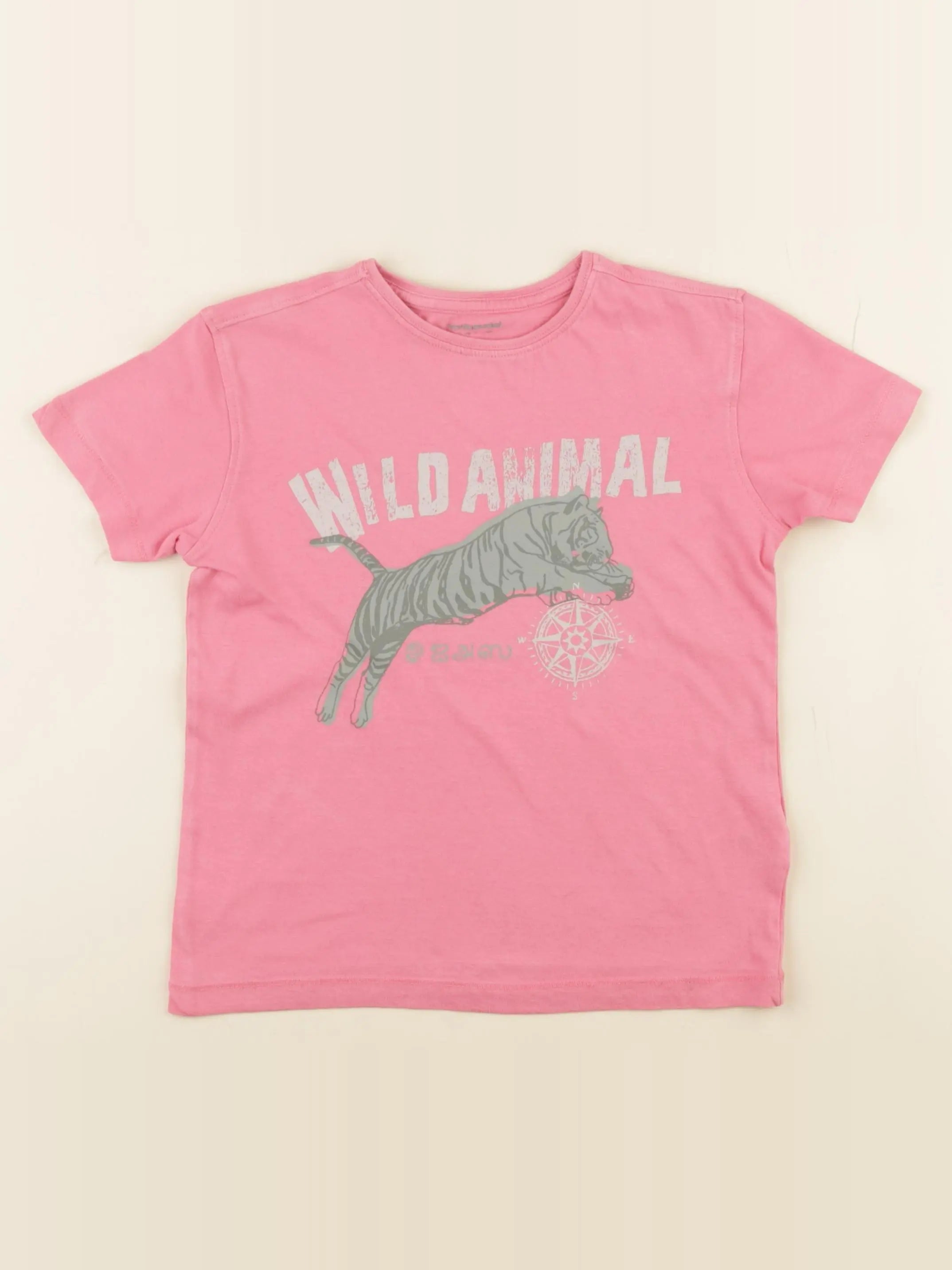 Vertbaudet - tee-shirt rose - 5 ans