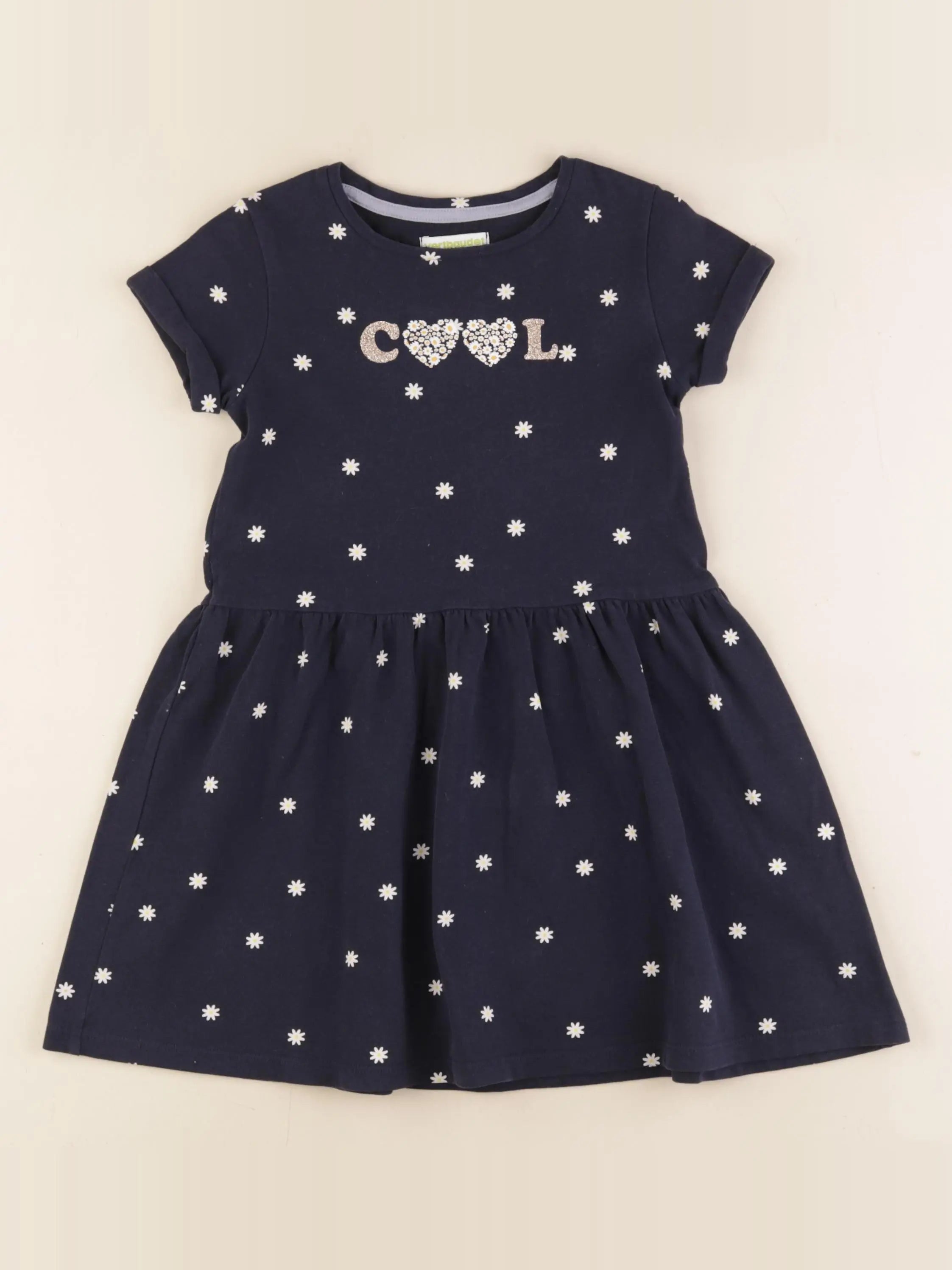 Vertbaudet - robe bleu - 4 ans