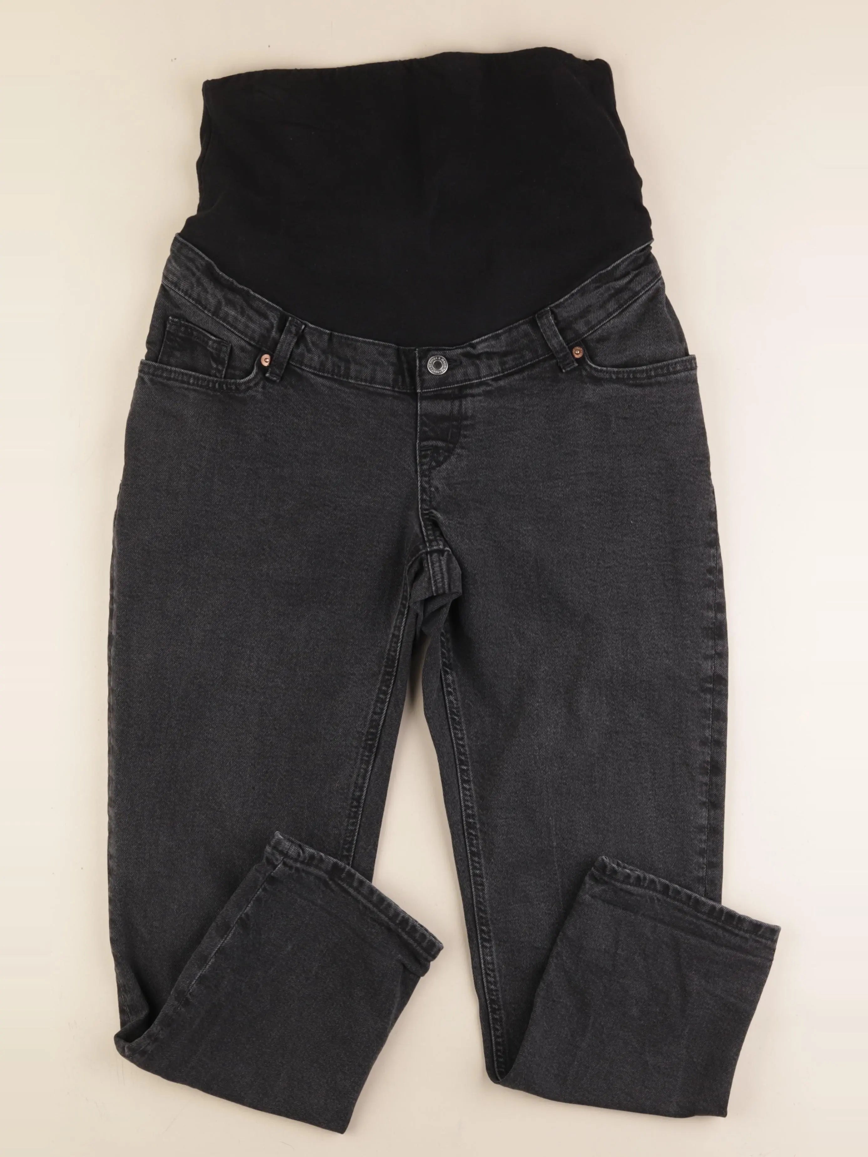 H&M - jean grossesse noir - m