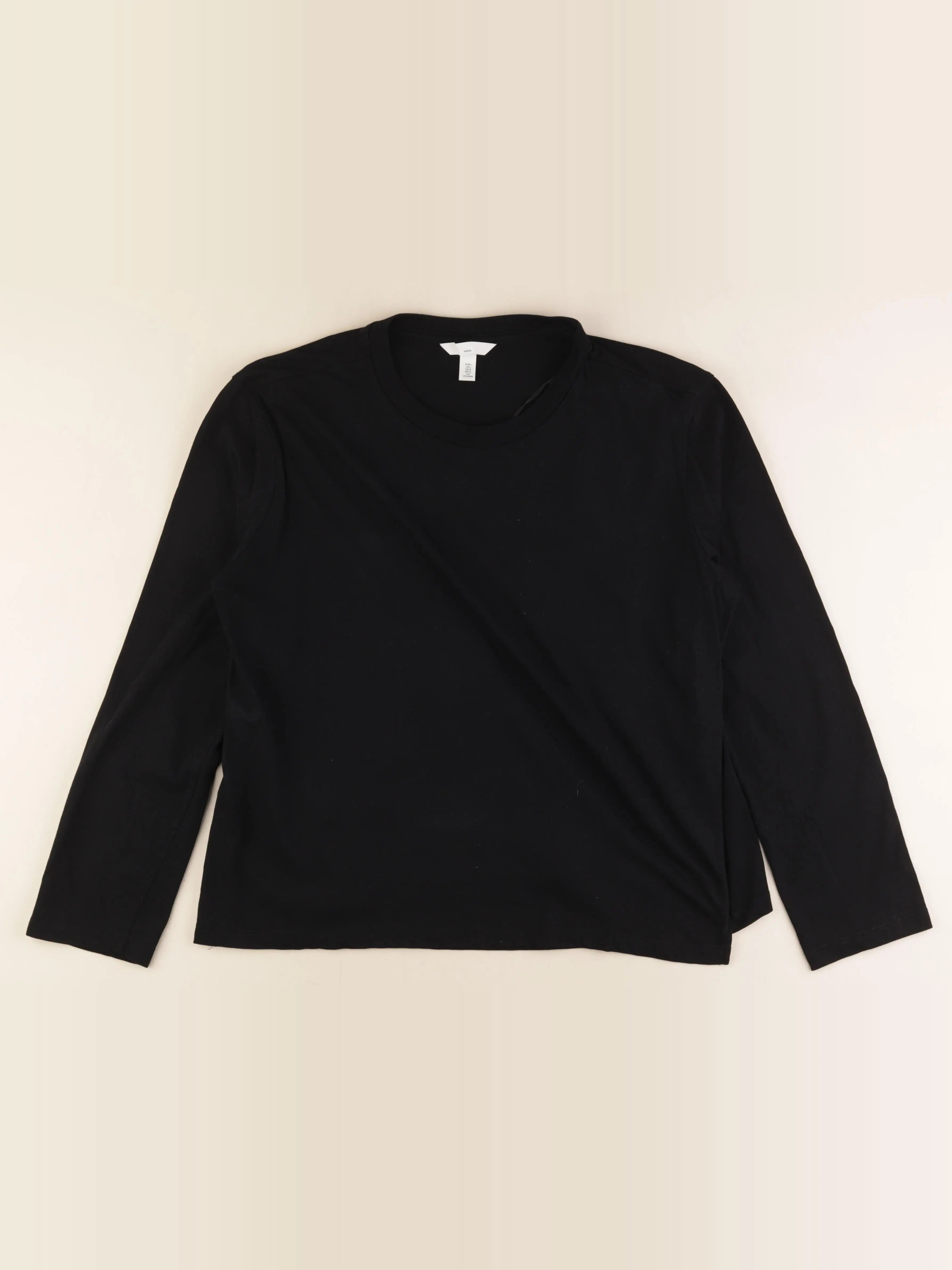 H&M - tee-shirt grossesse noir - l