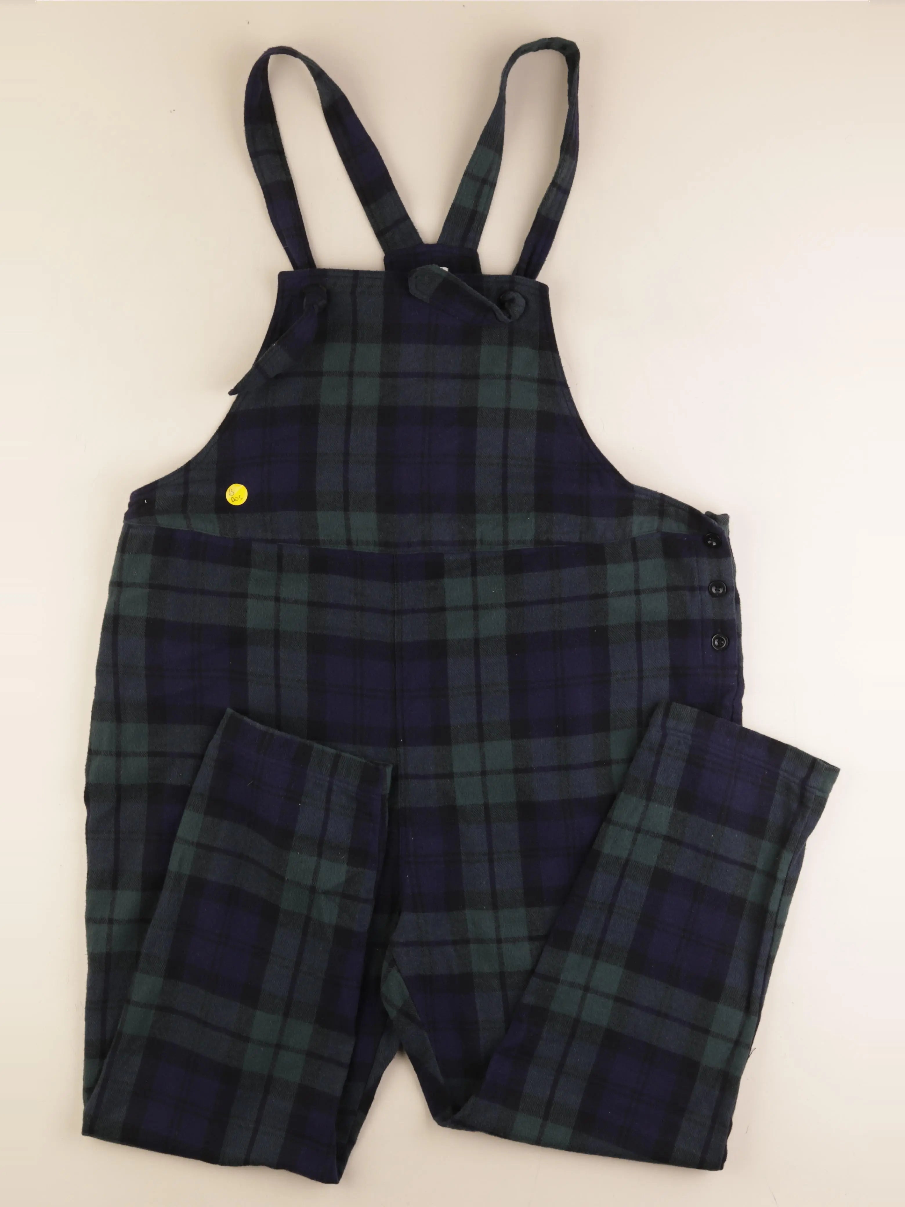 Jolibump - salopette grossesse vert, bleu - xl