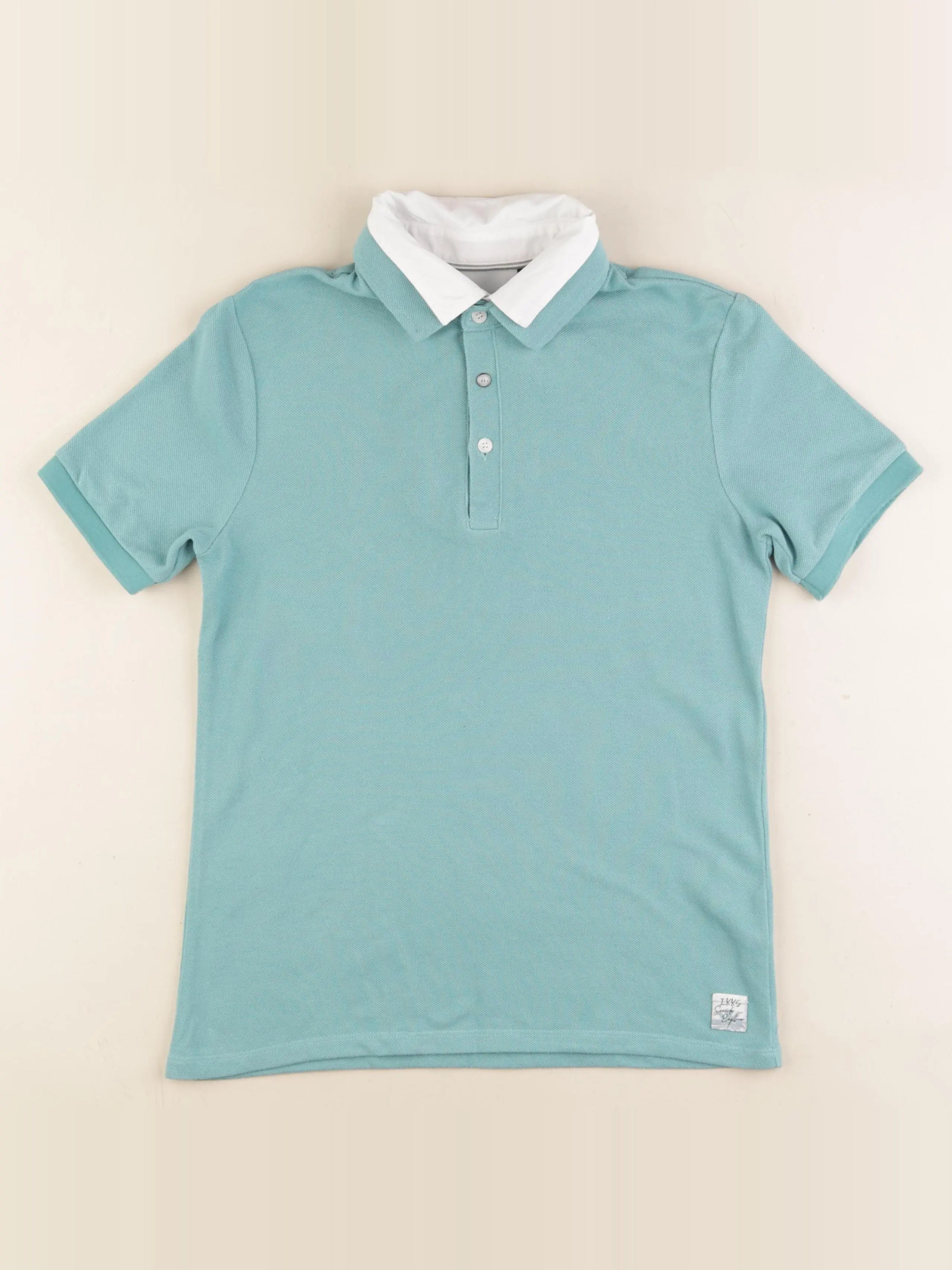IKKS - polo imprimé au dos vert - 12 ans