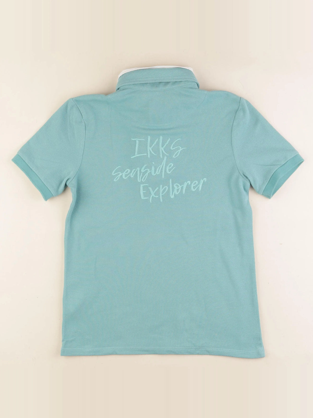 IKKS - polo imprimé au dos vert - 12 ans