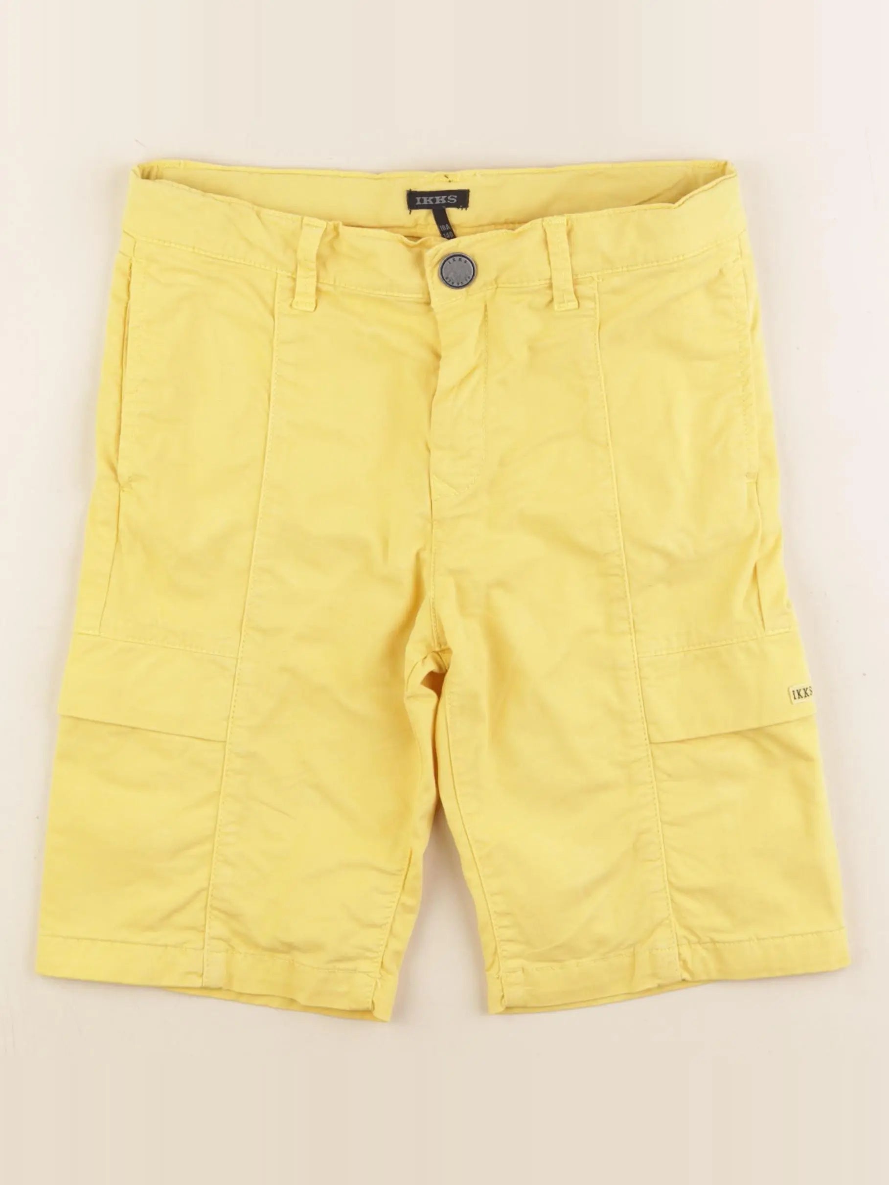 IKKS - short jaune - 10 ans