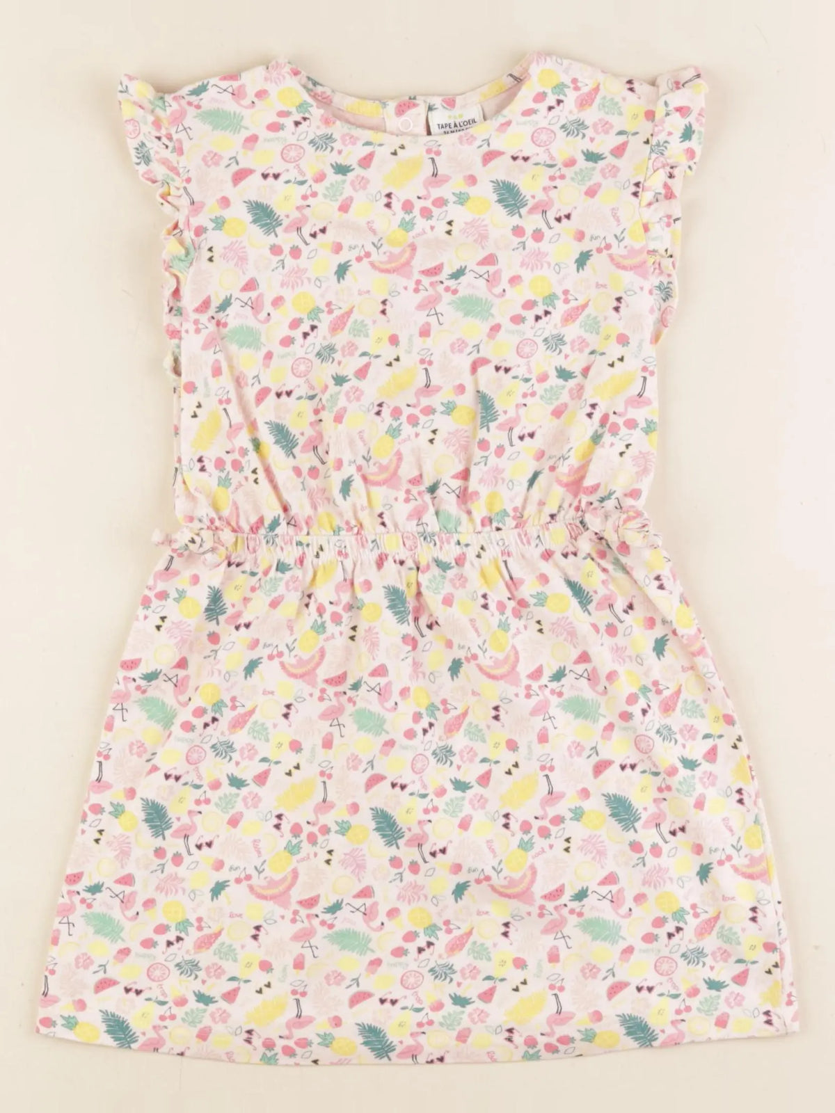 Tape à l'oeil - robe multicolore - 36 mois