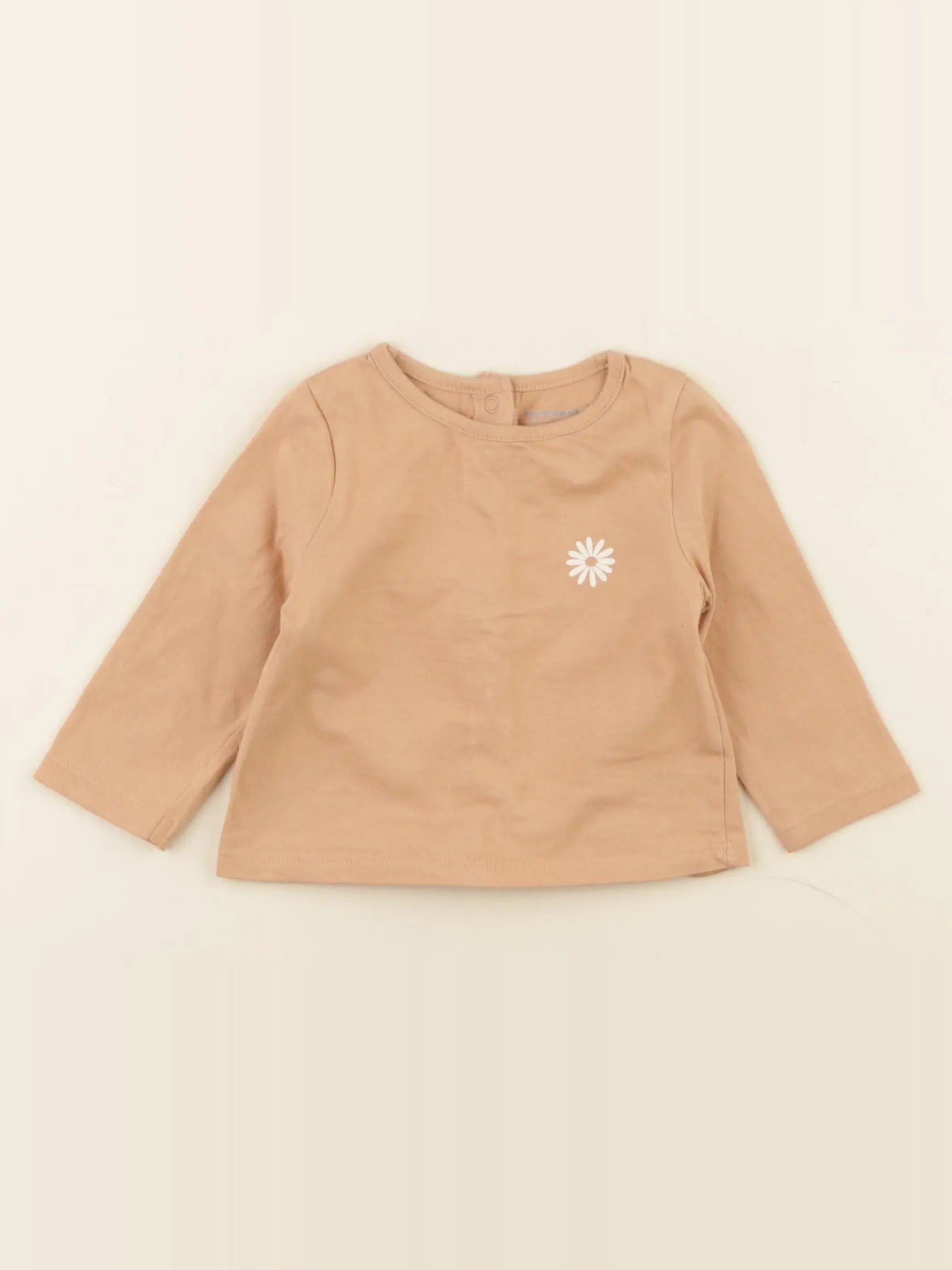 Vertbaudet - tee-shirt orange - 3 mois