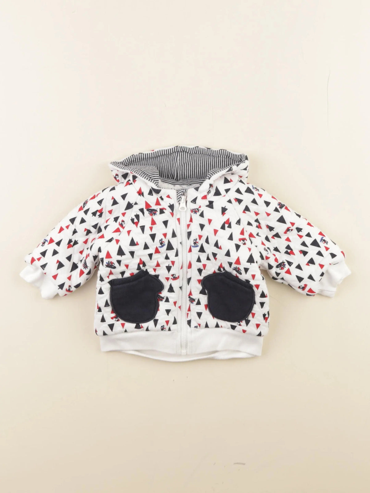 Petit Bateau - sweat multicolore - 6 mois
