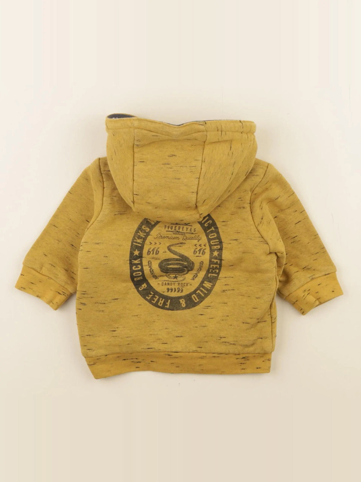 IKKS - sweat imprimé au dos jaune - 6 mois