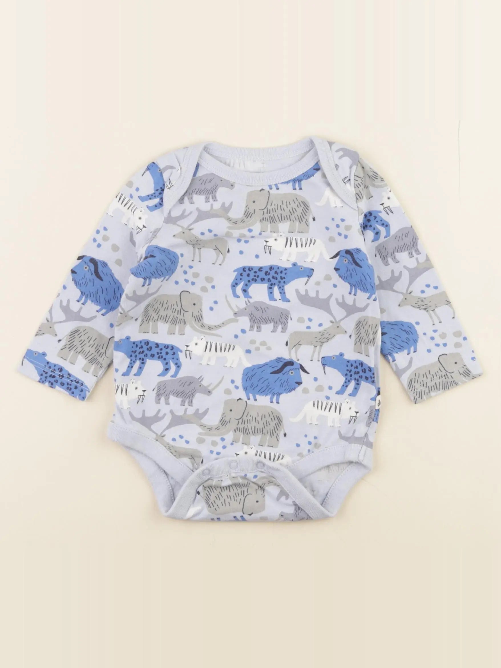 GAP - body bleu - 3/6 mois