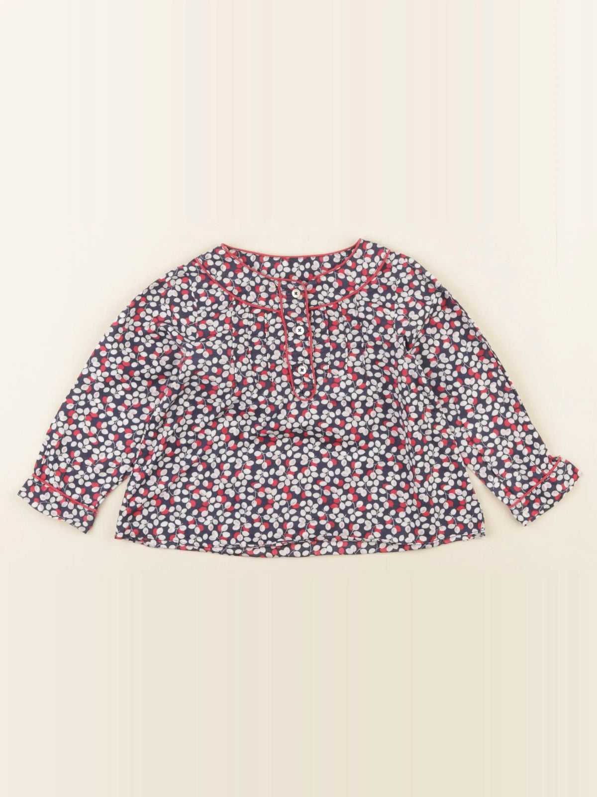 Jacadi - blouse liberty multicolore - 12 mois