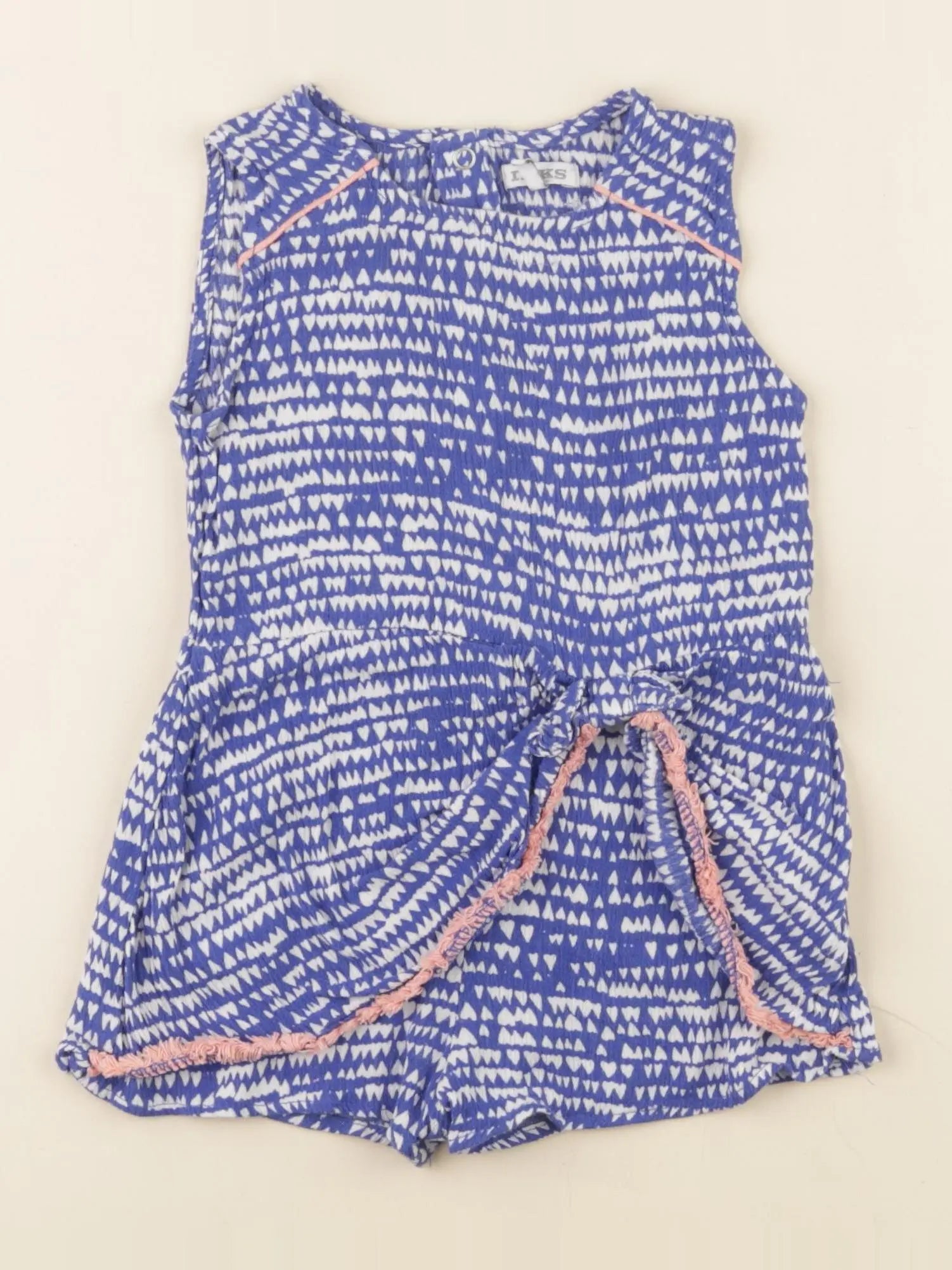 IKKS - combinaison bleu, blanc - 3 ans