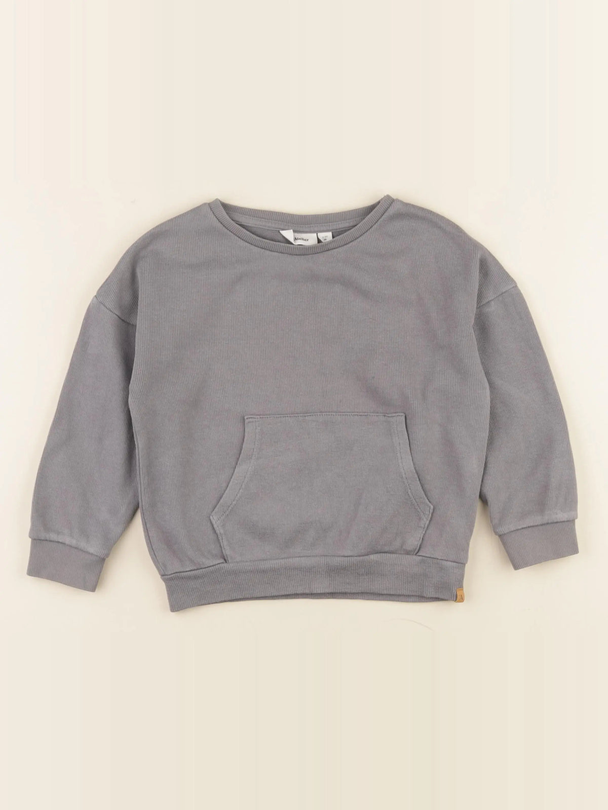 Lil'Atelier - sweat gris - 2/3 ans