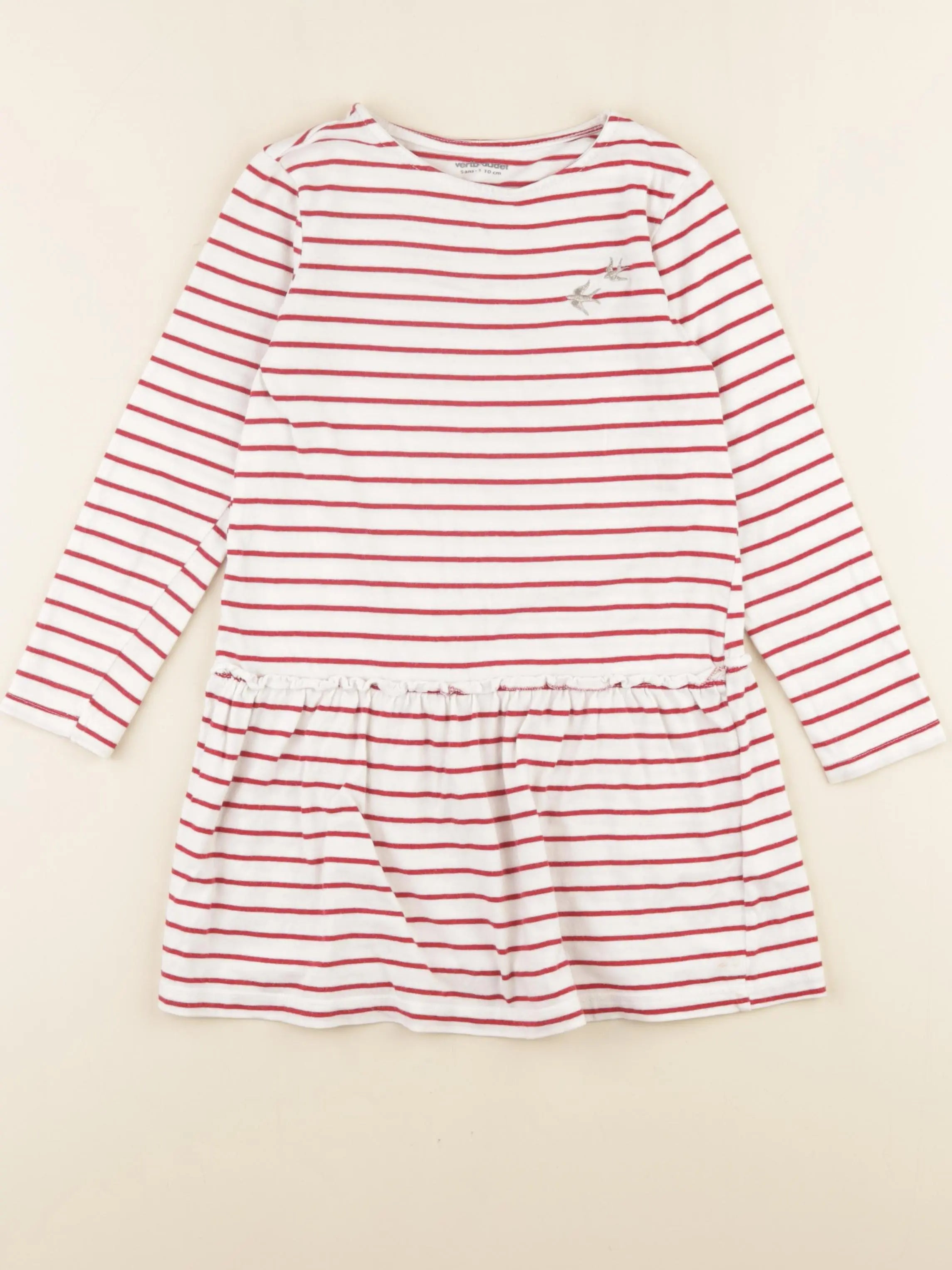 Vertbaudet - robe multicolore - 5 ans