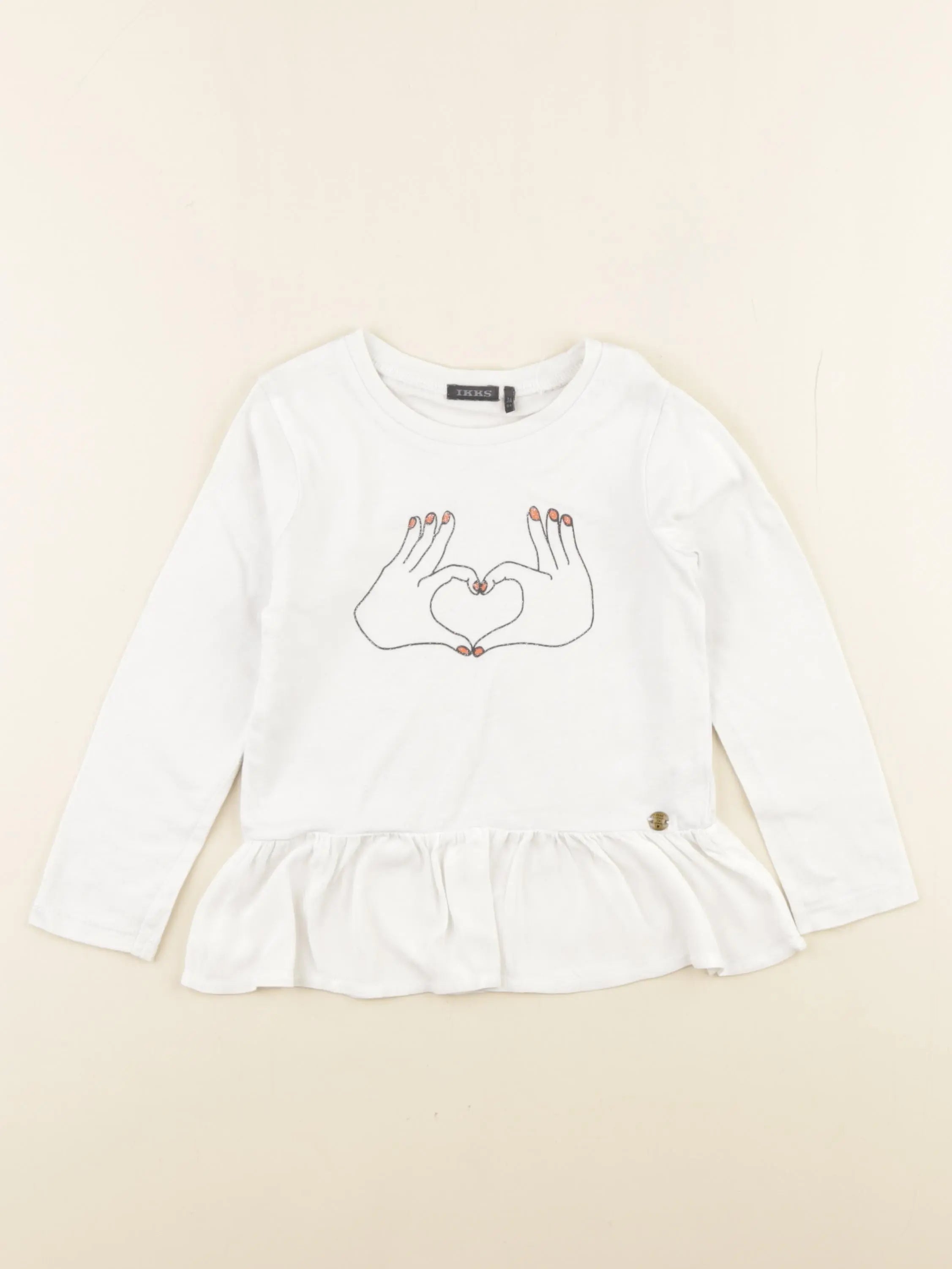 IKKS - tee-shirt blanc - 3 ans
