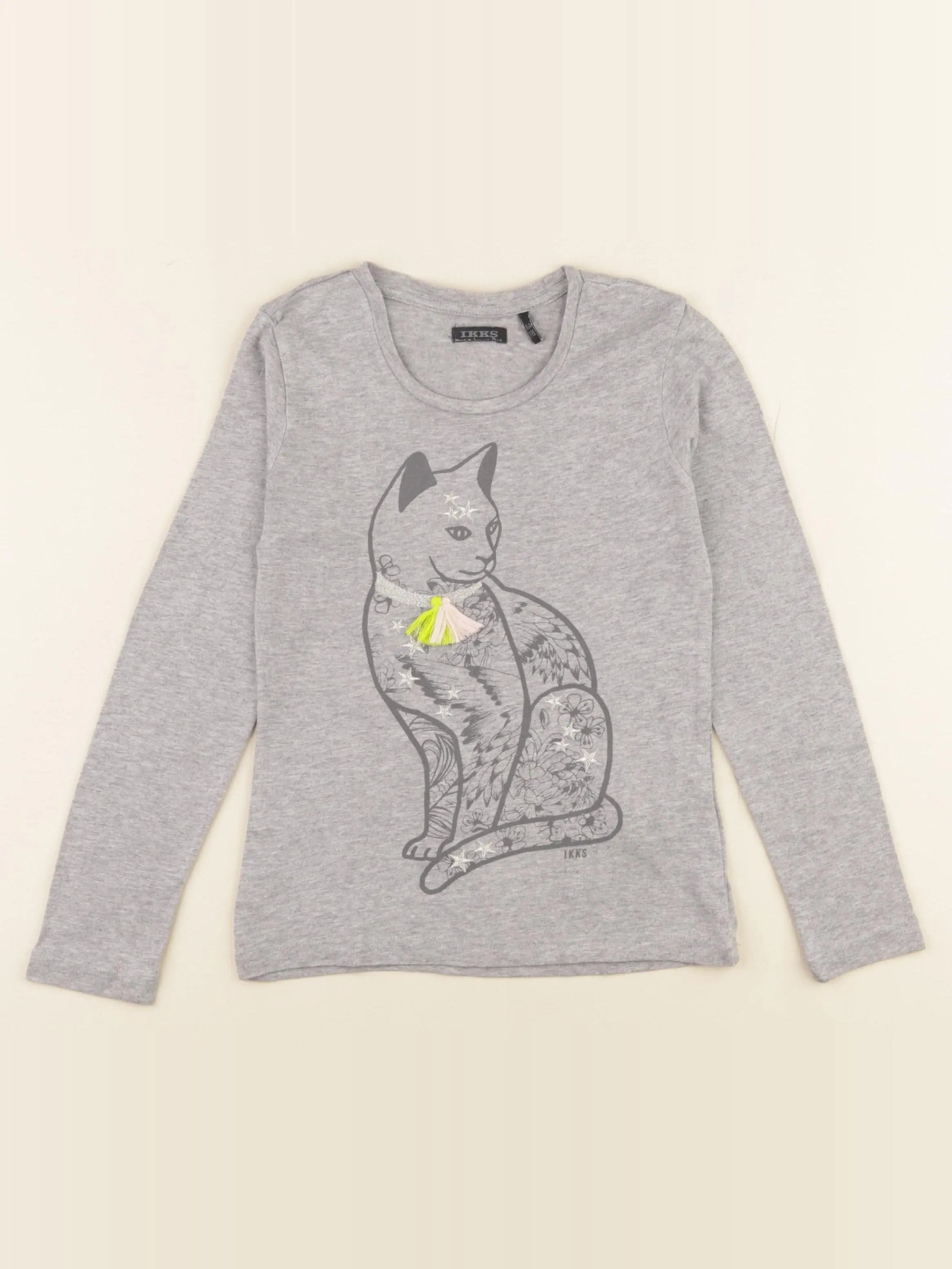 IKKS - tee-shirt gris - 6 ans
