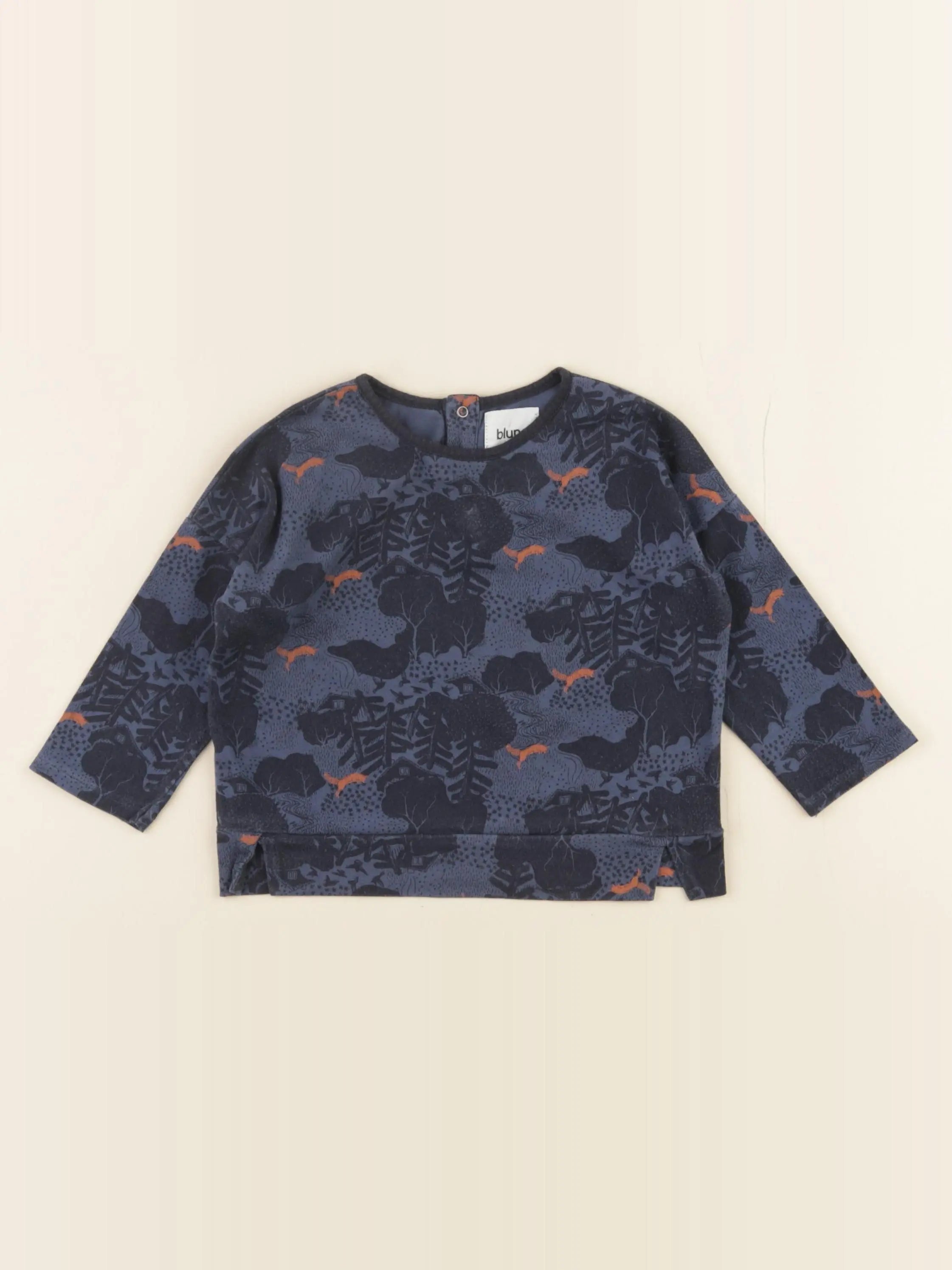 Blune - tee-shirt bleu - 18 mois