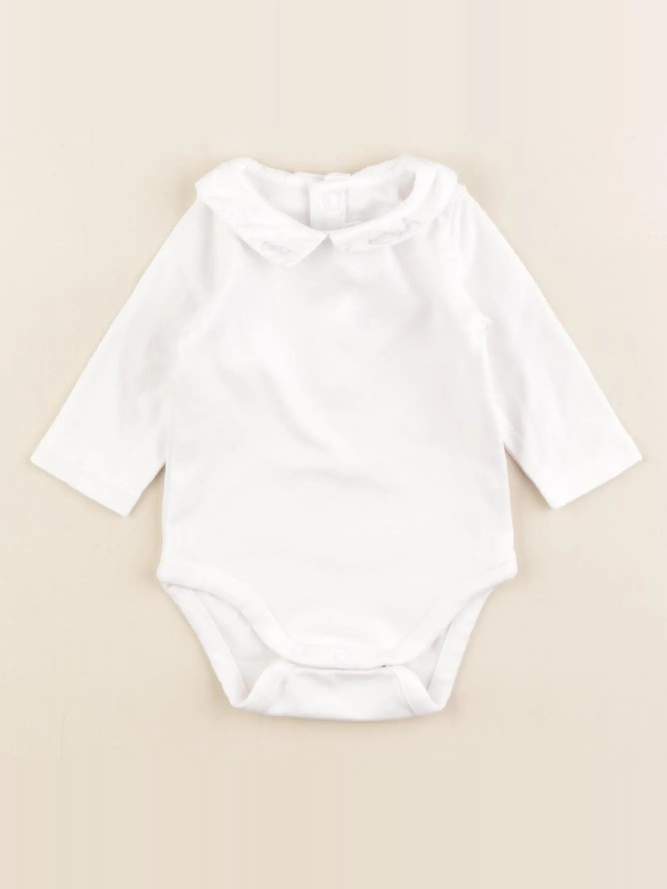 Jacadi - body à col blanc - 1 mois