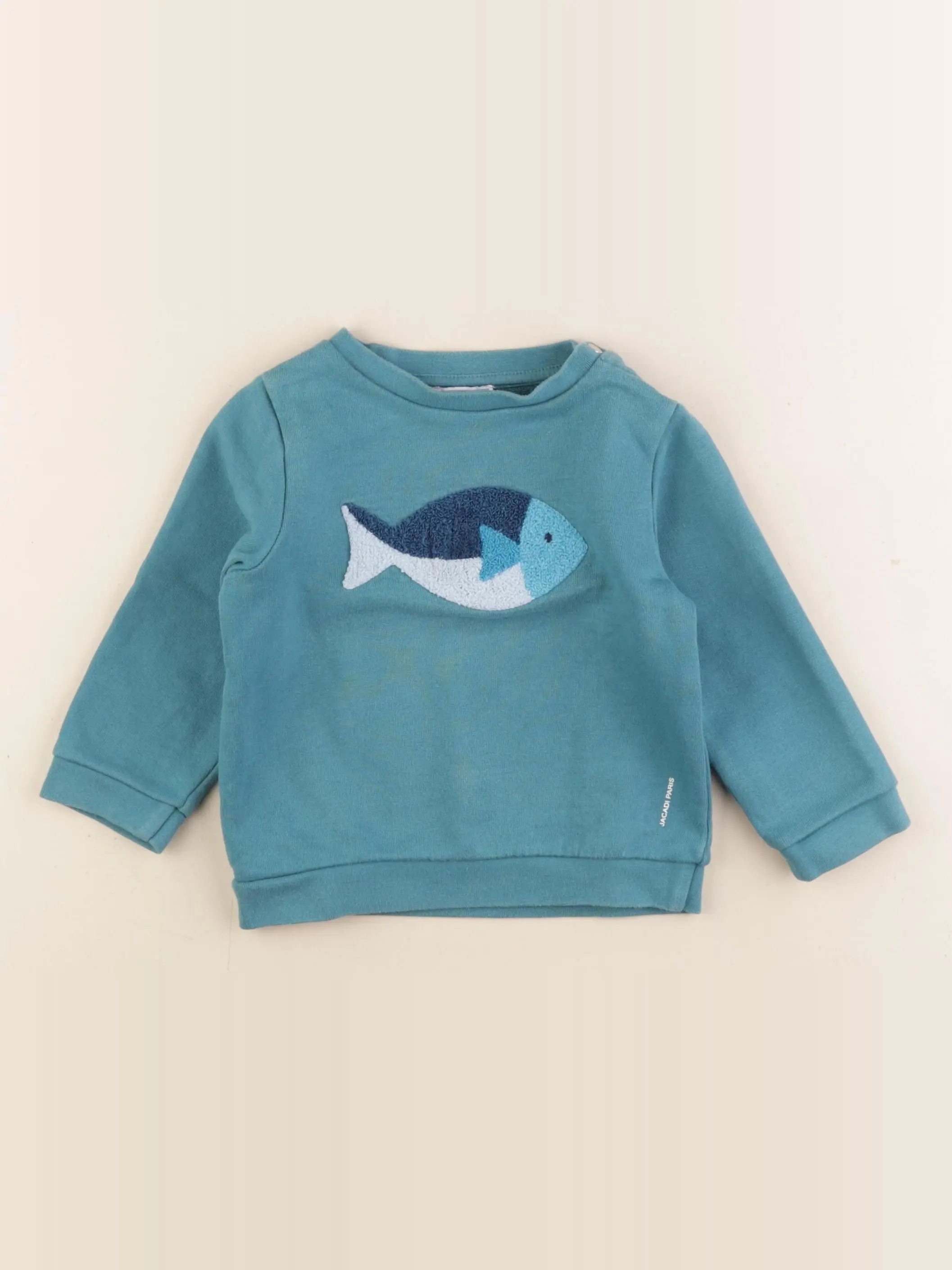 Jacadi - sweat vert - 24 mois