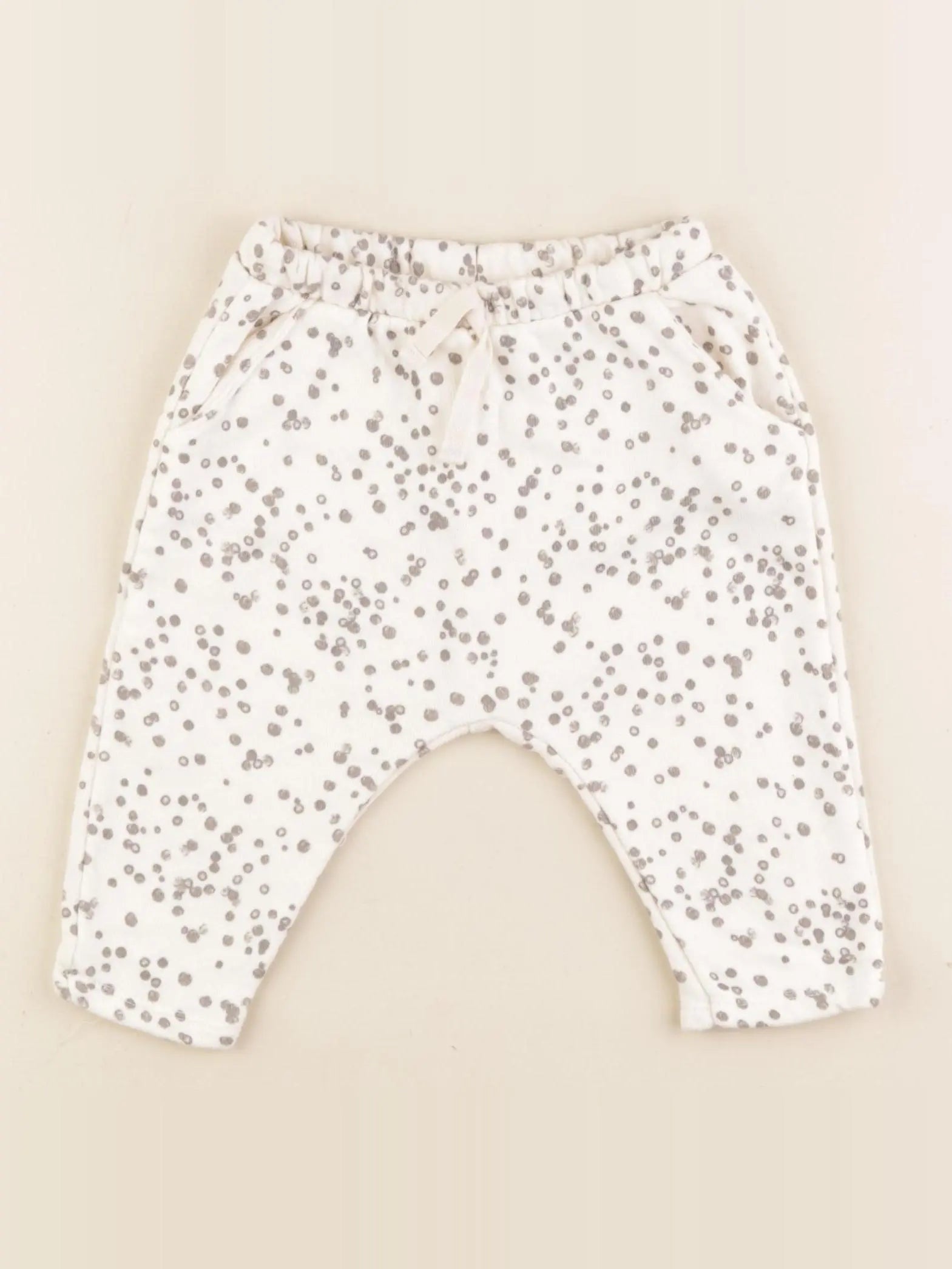 Zara - jogging beige - 3/6 mois