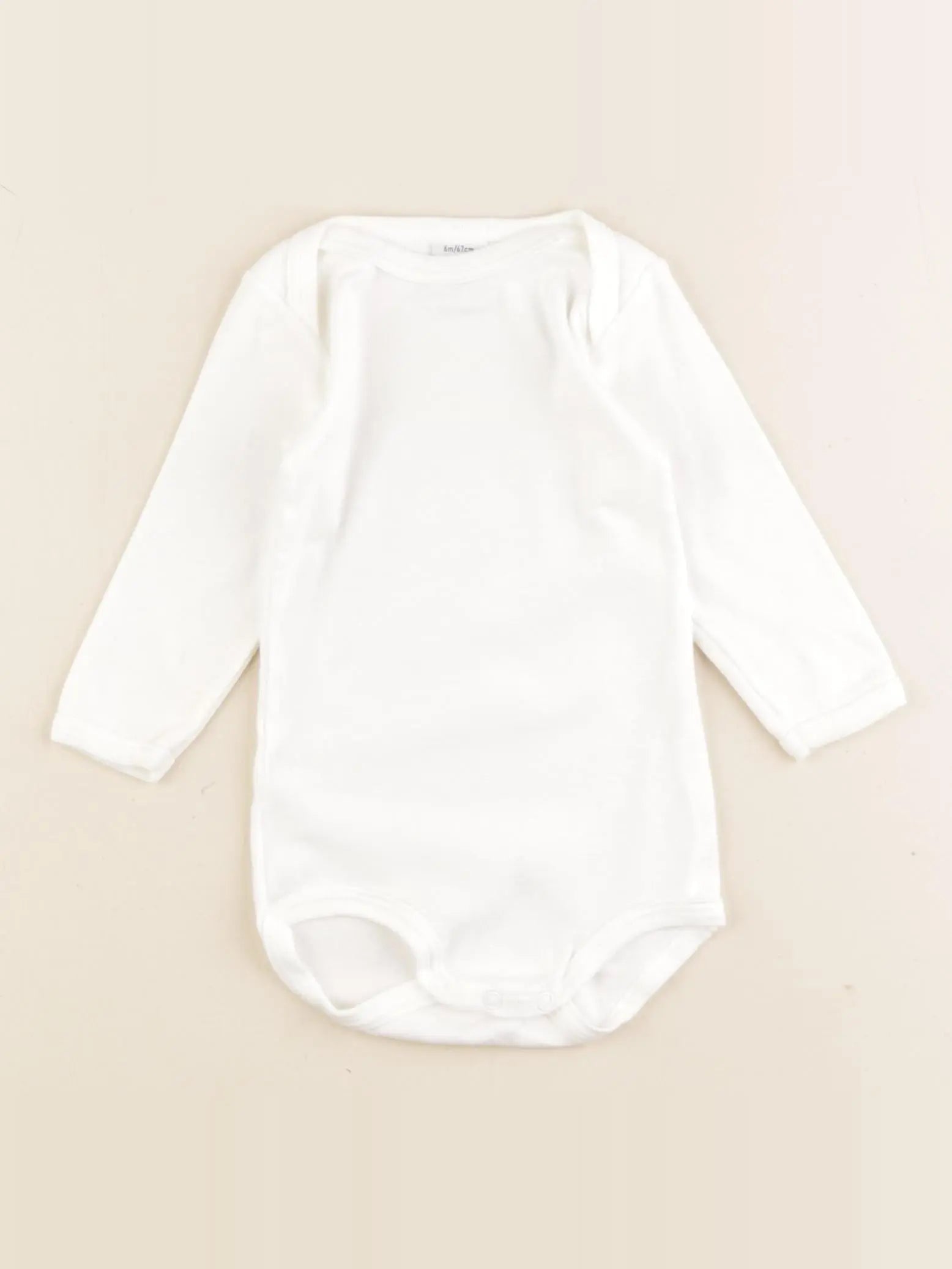 Petit Bateau - body blanc - 6 mois