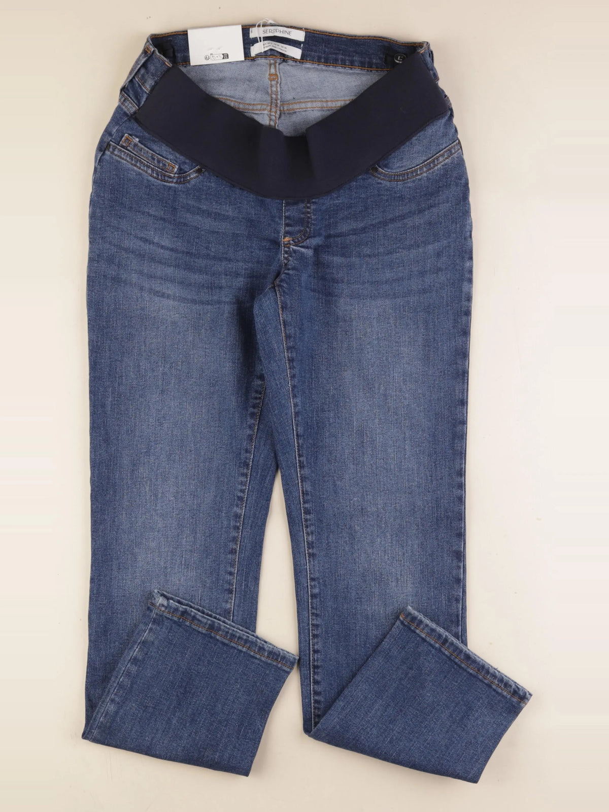 Seraphine - jean grossesse bleu - 36