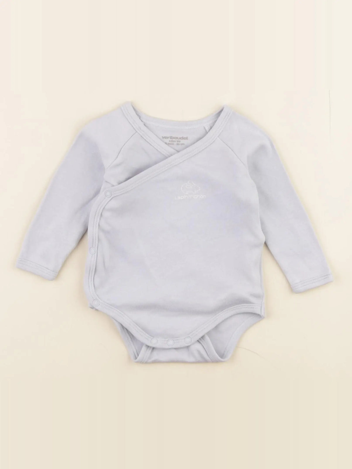 Vertbaudet - body bleu - 3 mois