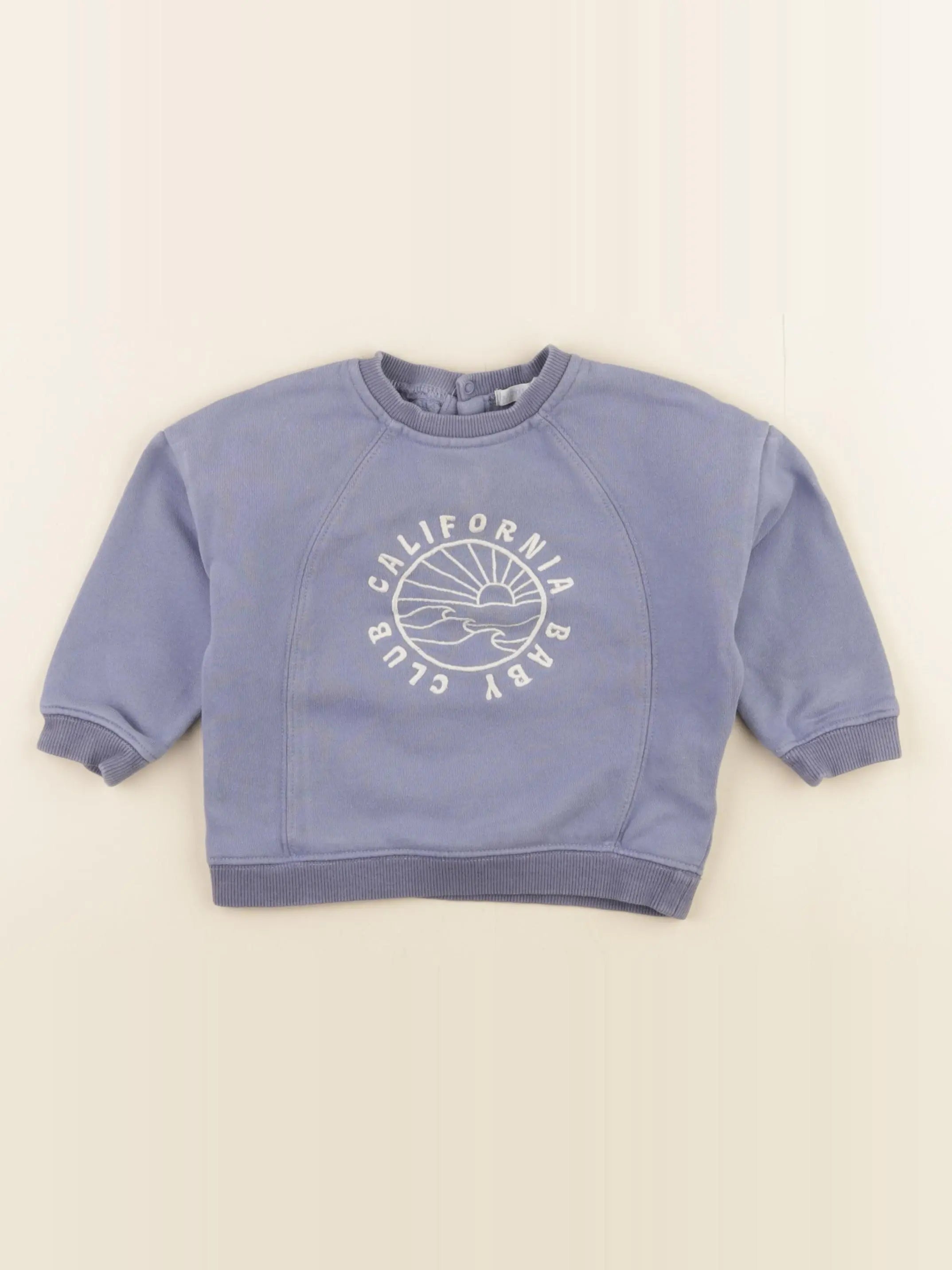 Boutchou - sweat bleu - 18 mois