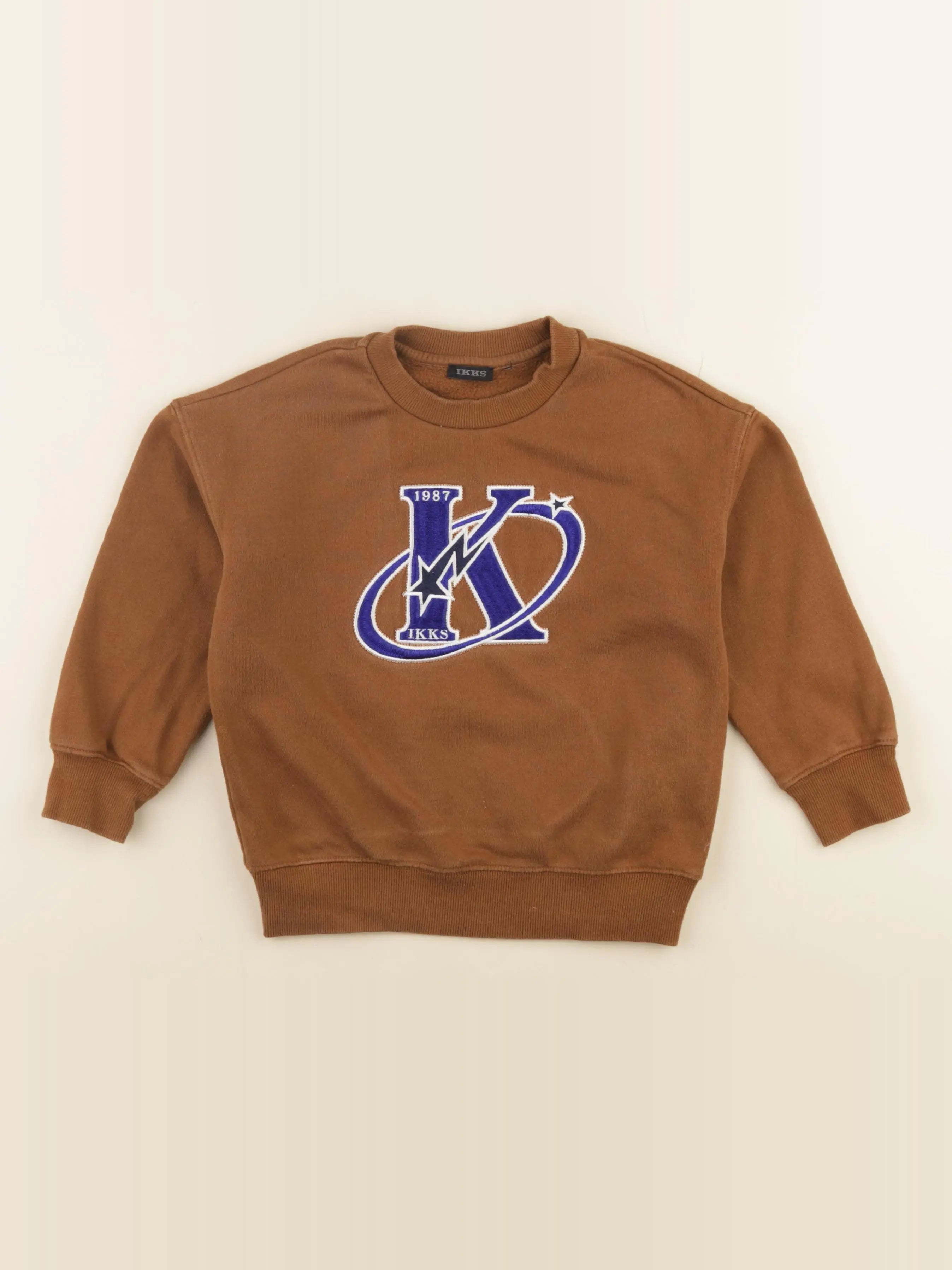 IKKS - sweat marron - 4 ans