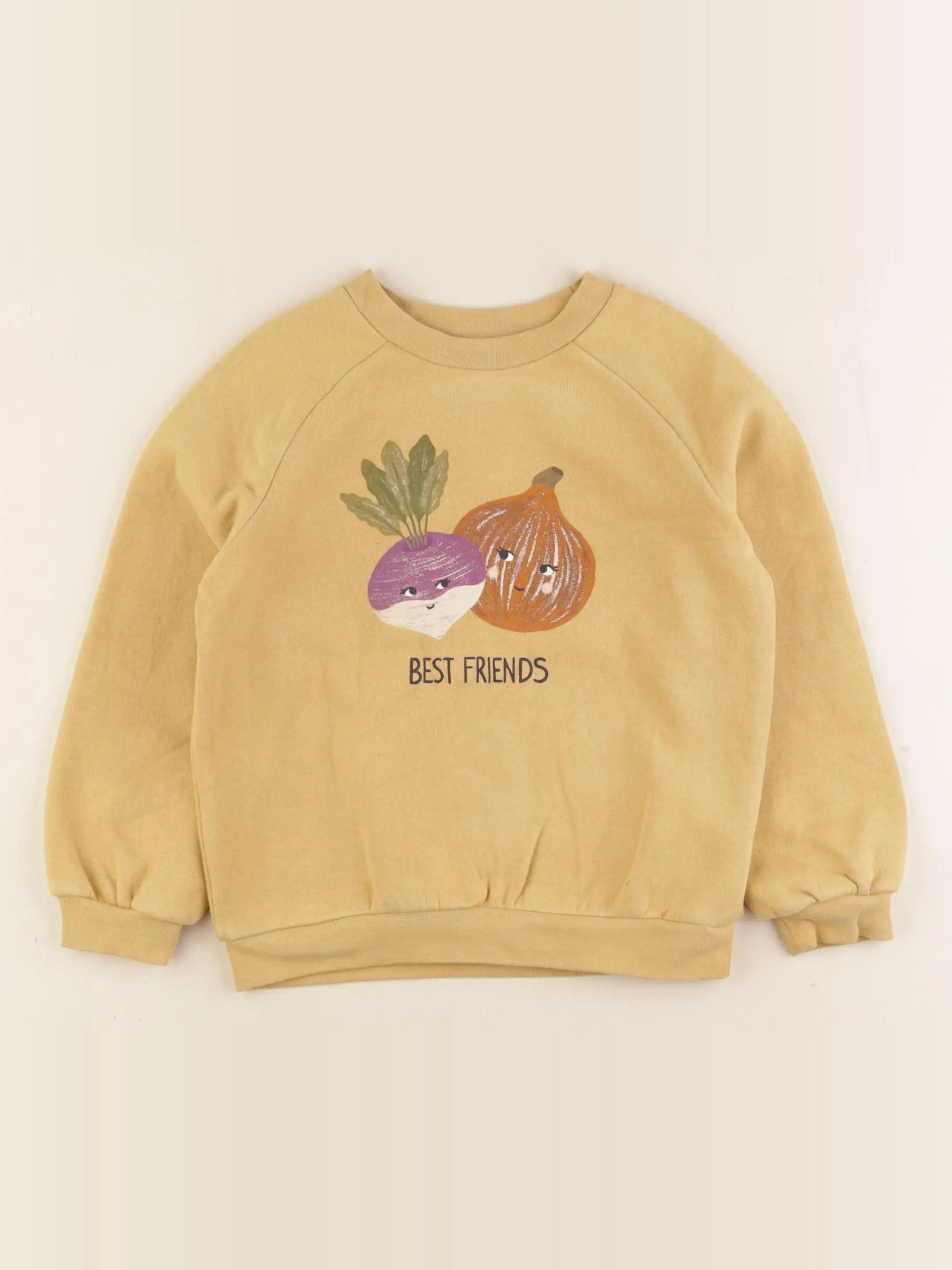 Vertbaudet - sweat jaune - 5 ans
