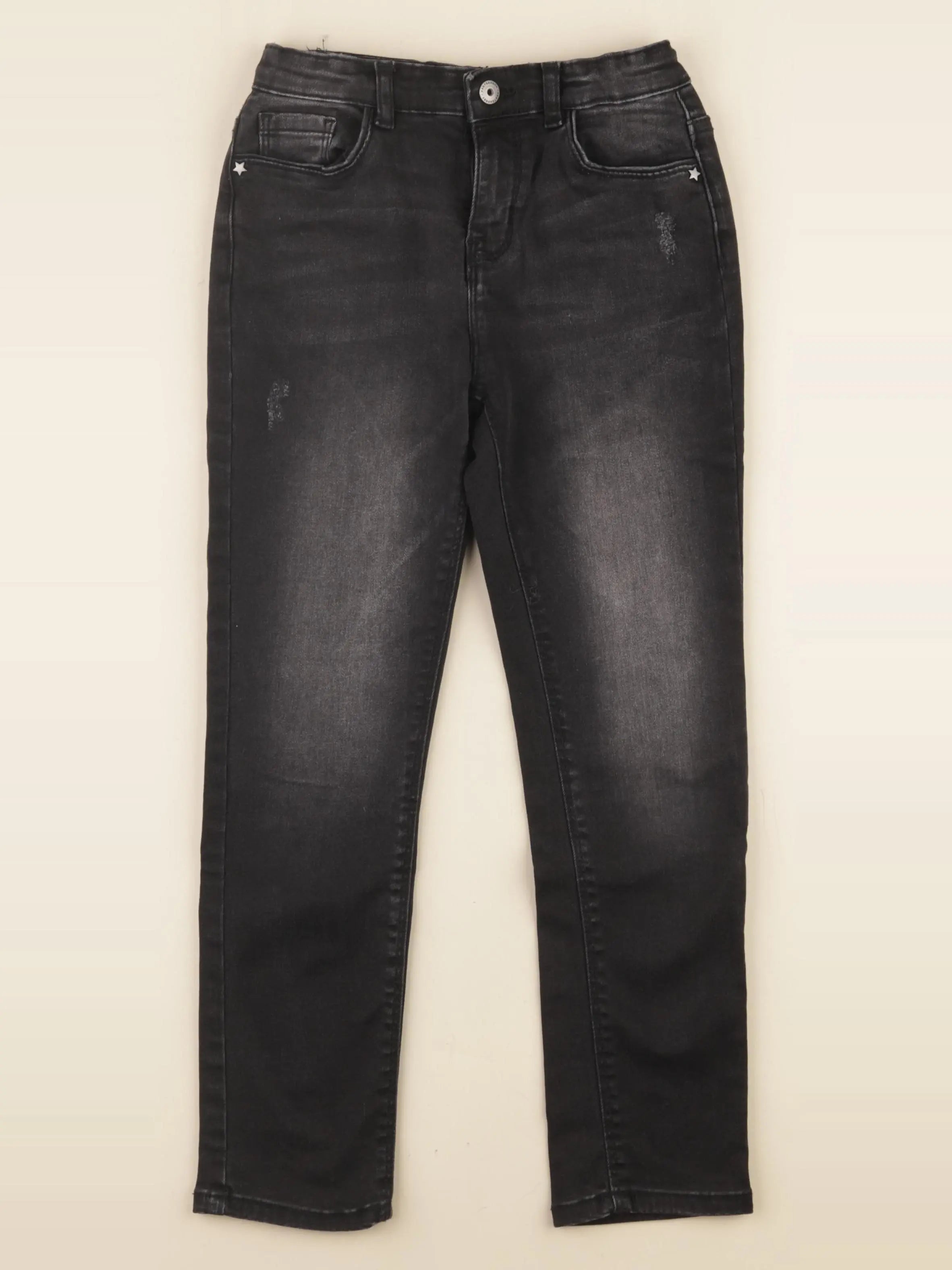 Vertbaudet - jean gris - 8 ans