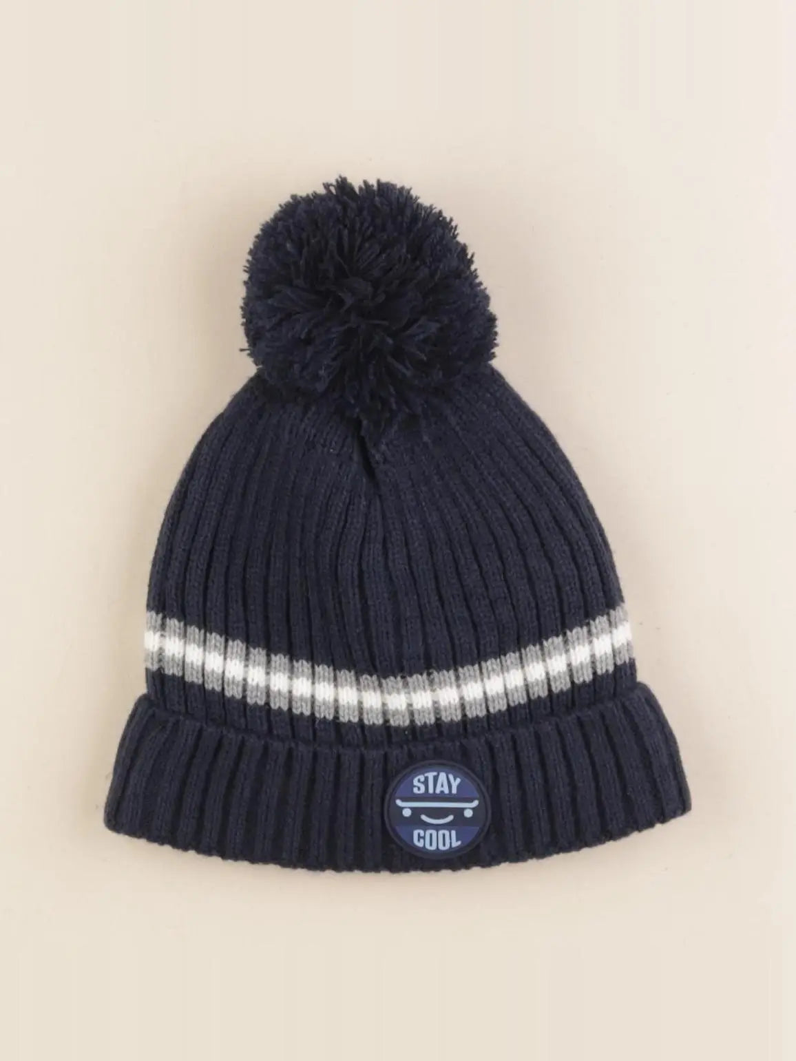 Vertbaudet - bonnet bleu - 8/10 ans