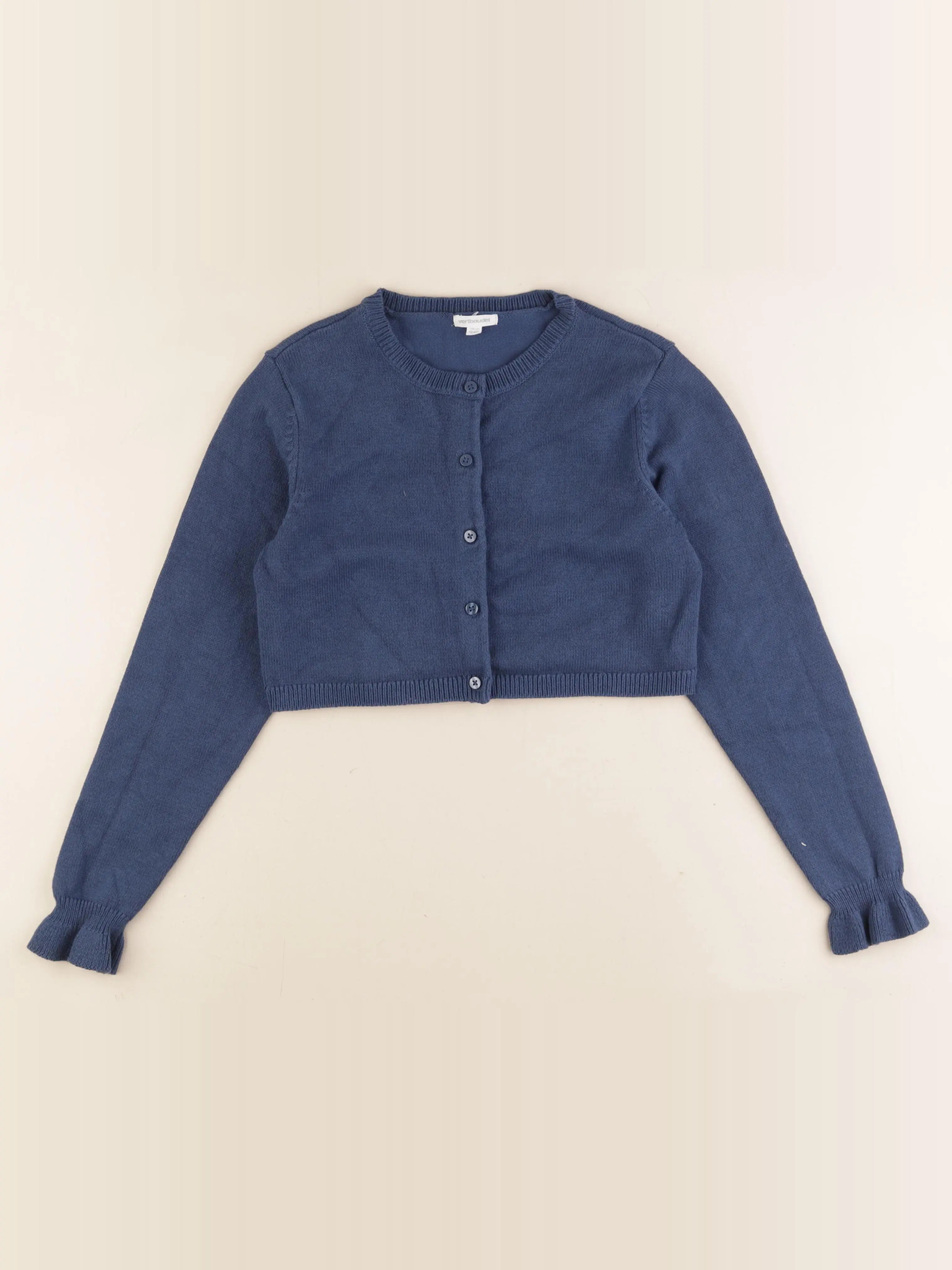 Vertbaudet - gilet bleu - 10 ans