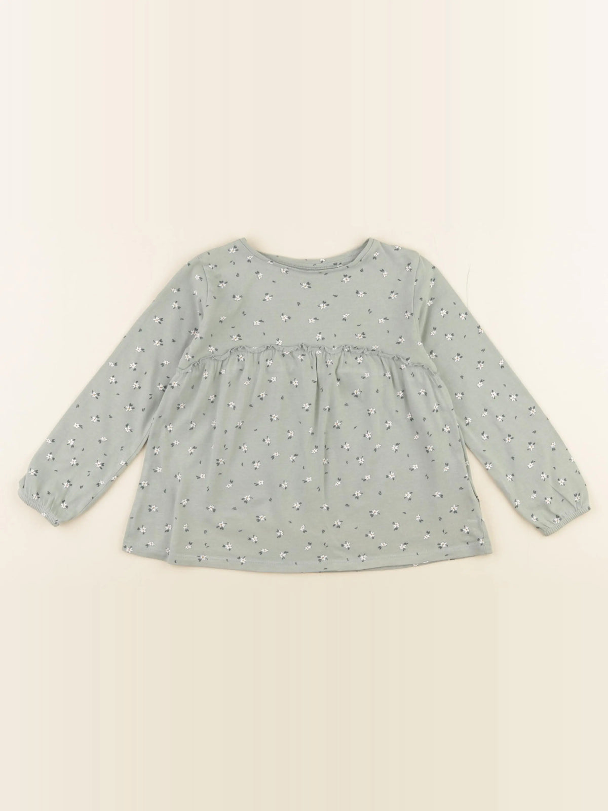 Vertbaudet - tee-shirt vert - 4 ans