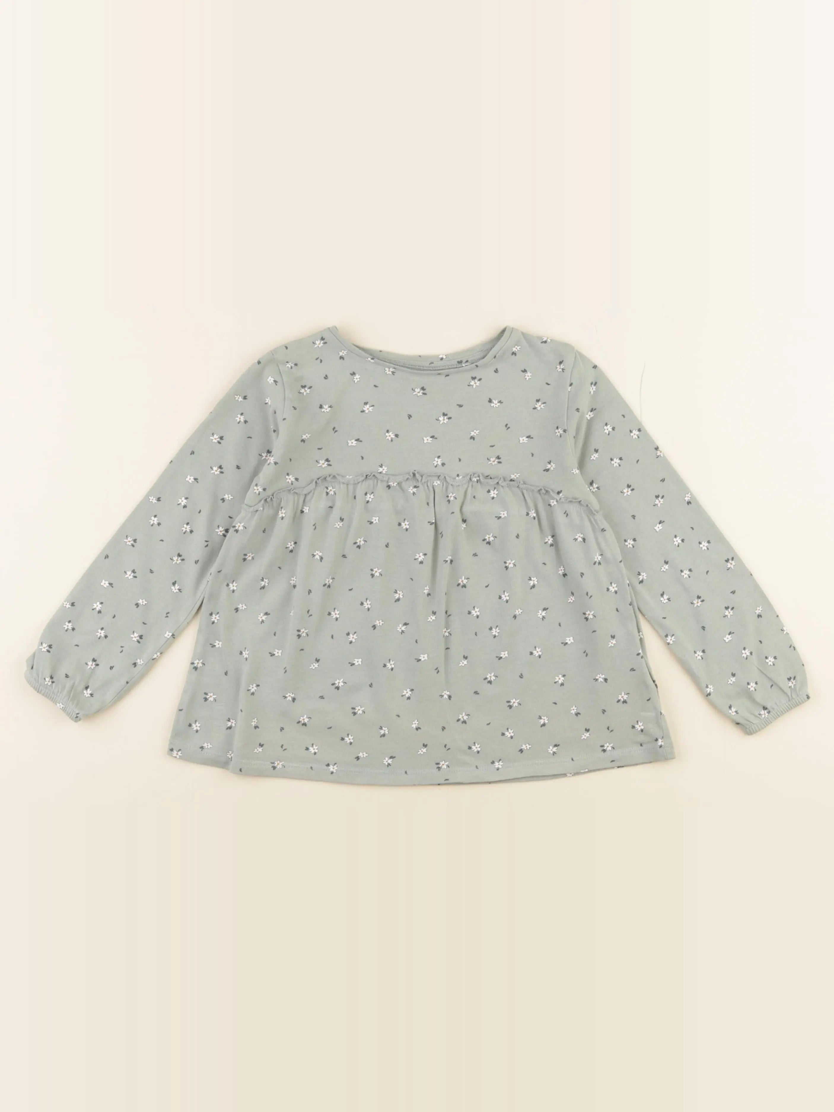 Vertbaudet - tee-shirt vert - 4 ans