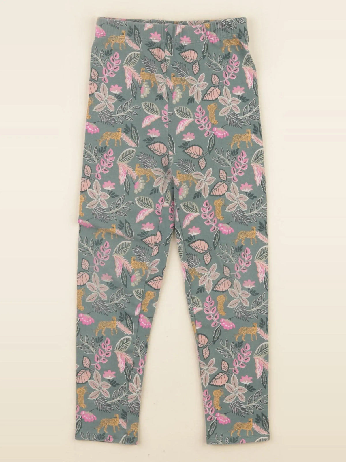 Vertbaudet - legging vert - 5 ans