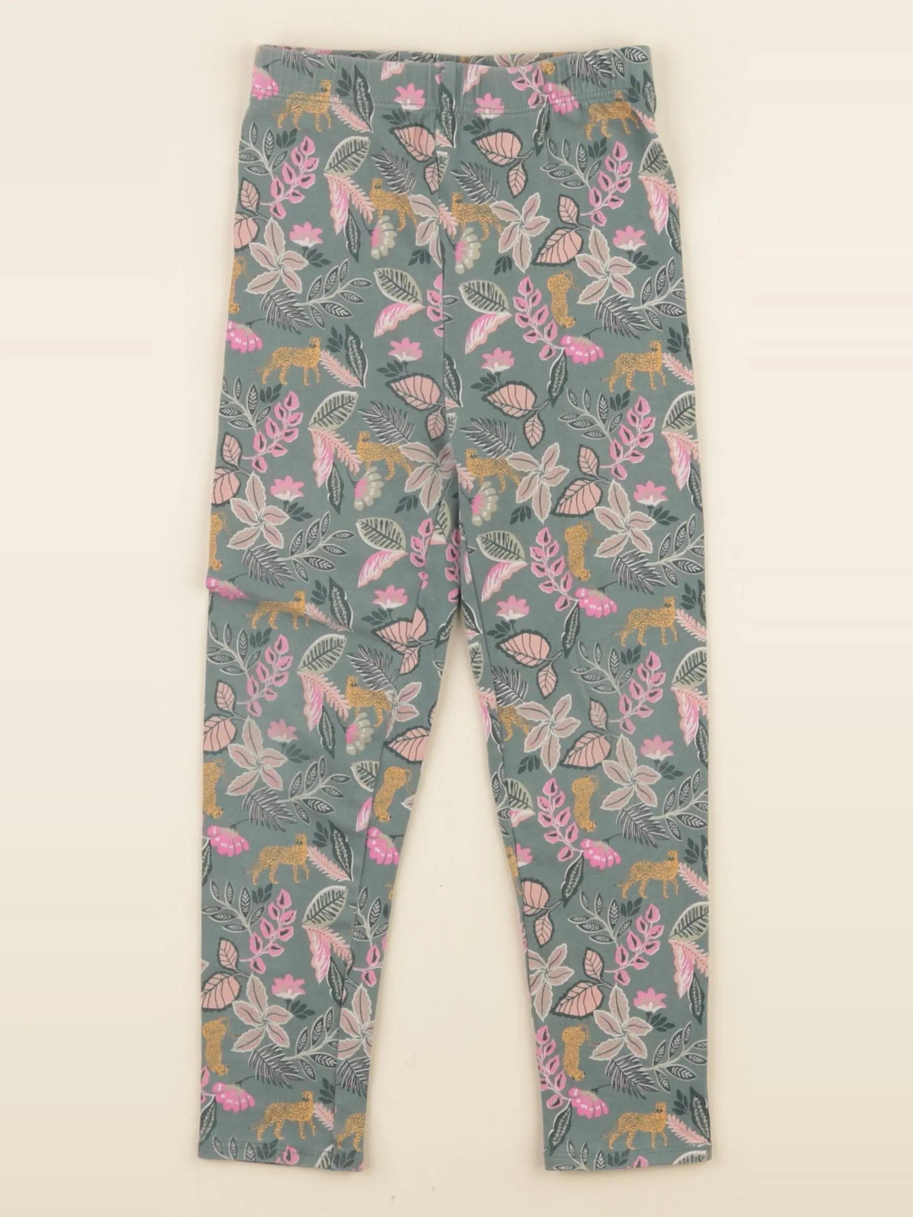 Vertbaudet - legging vert - 5 ans