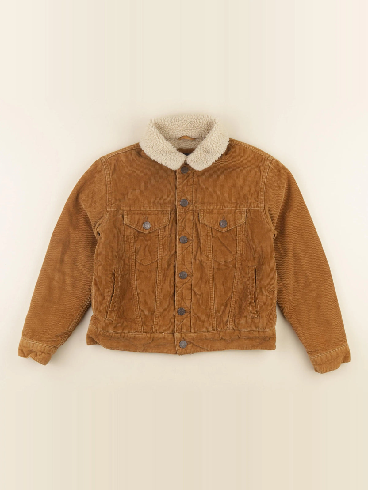 GAP - veste doublé marron - 8/9 ans