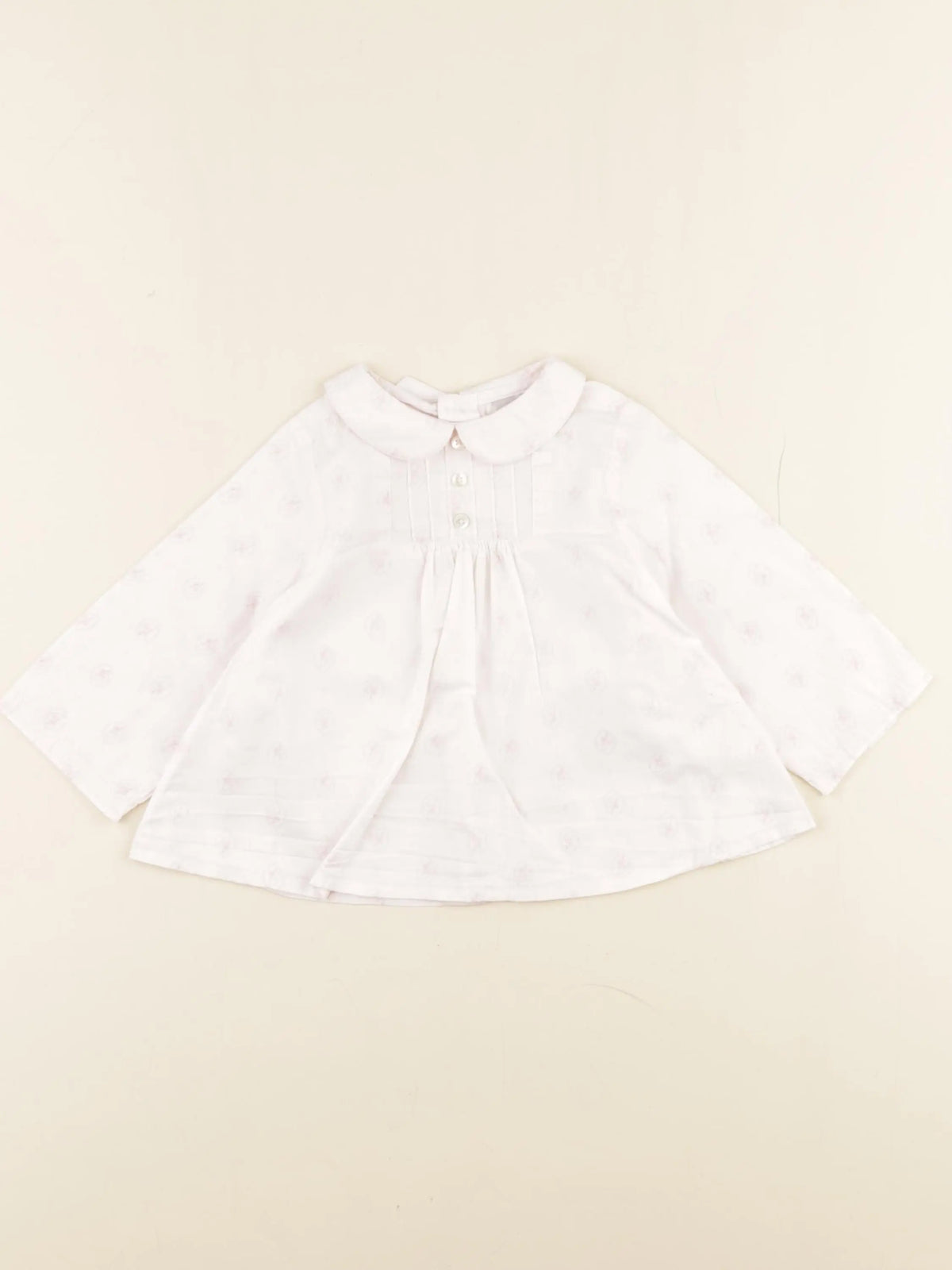 Cyrillus - blouse blanc - 12 mois