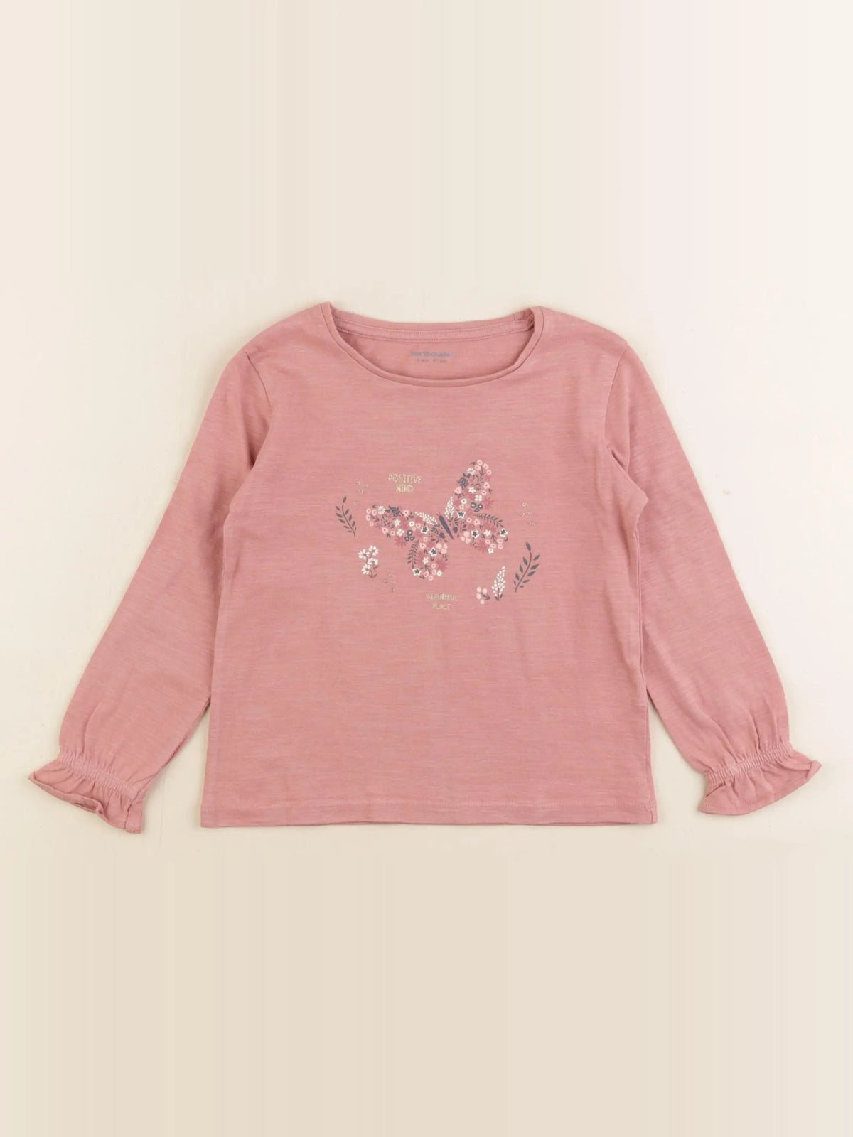 Vertbaudet - tee-shirt rose - 3 ans