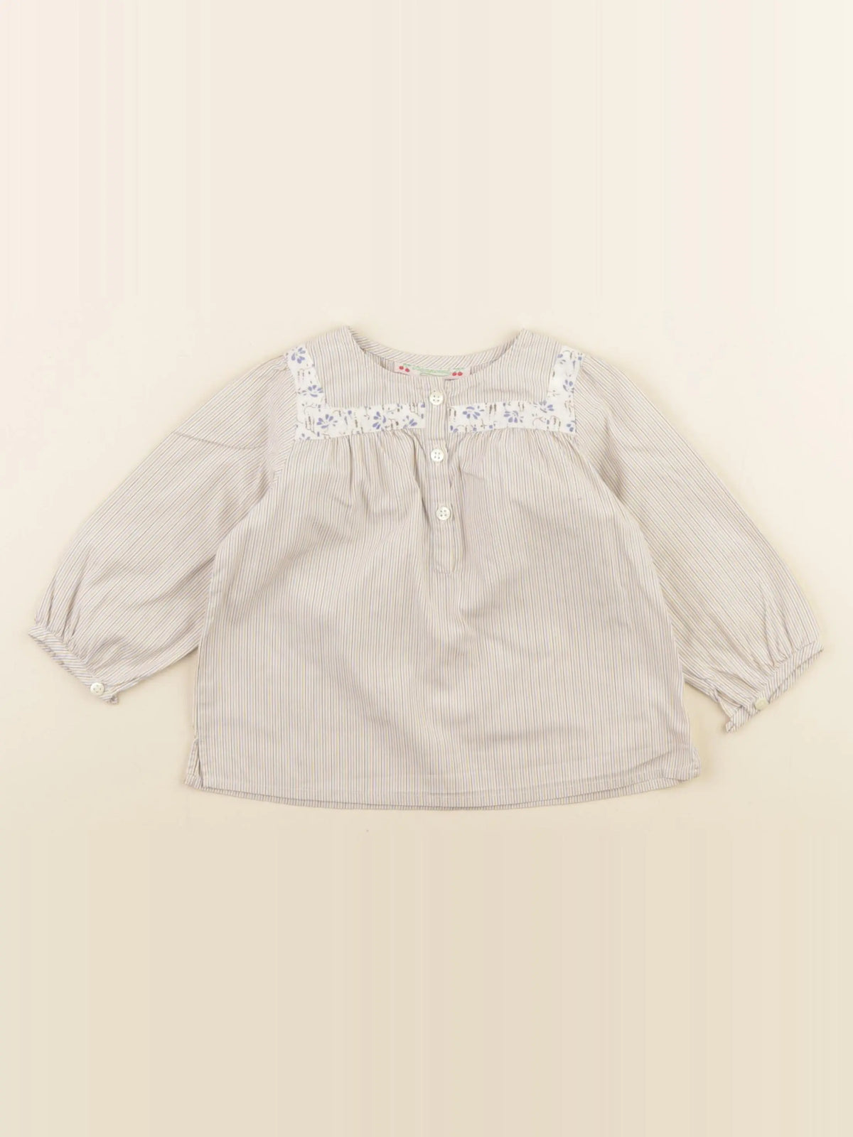 Bonpoint - blouse multicolore - 12 mois